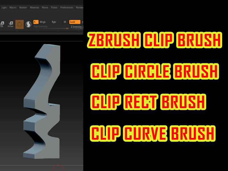 adjust angle clip curve zbrush