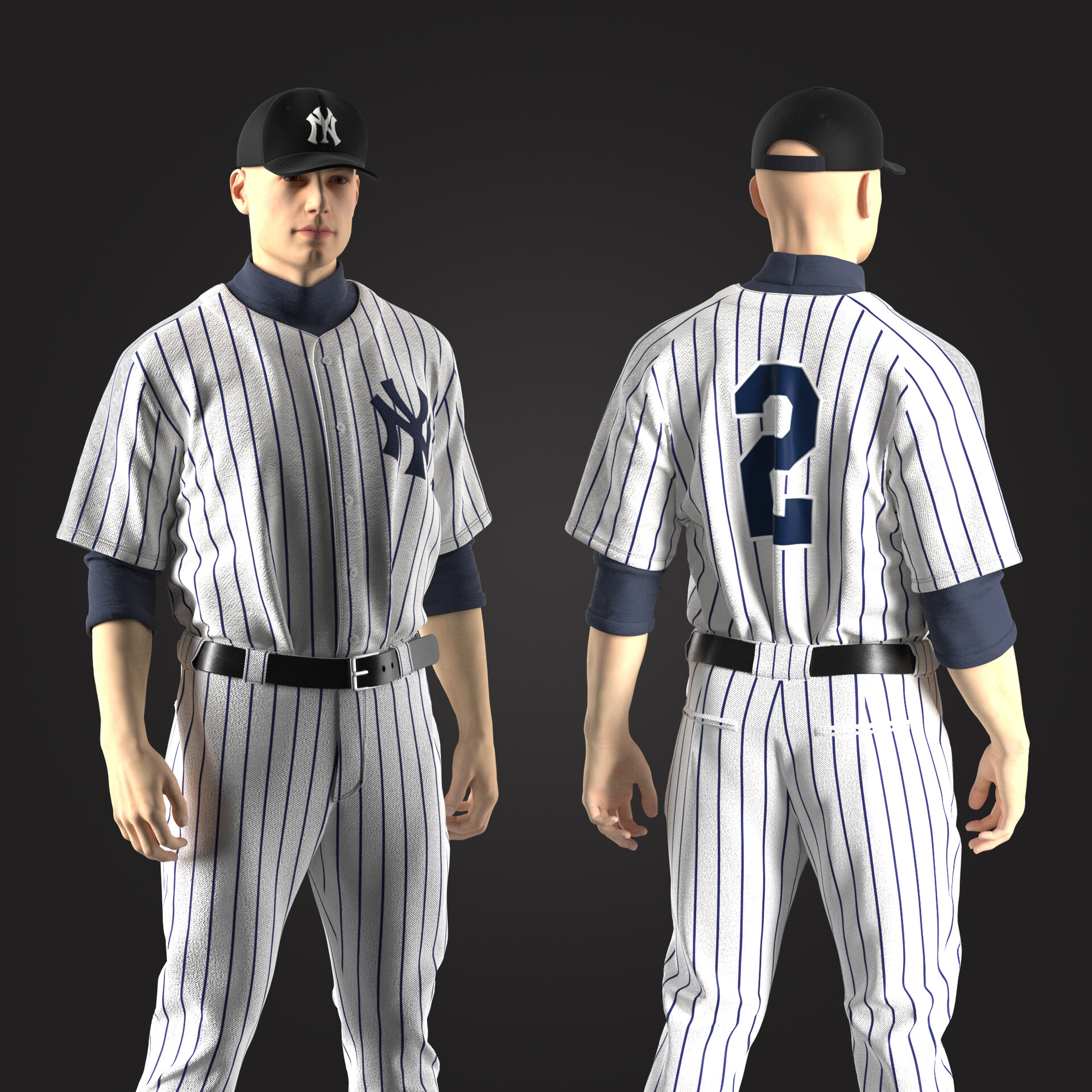 yankees baseball costume