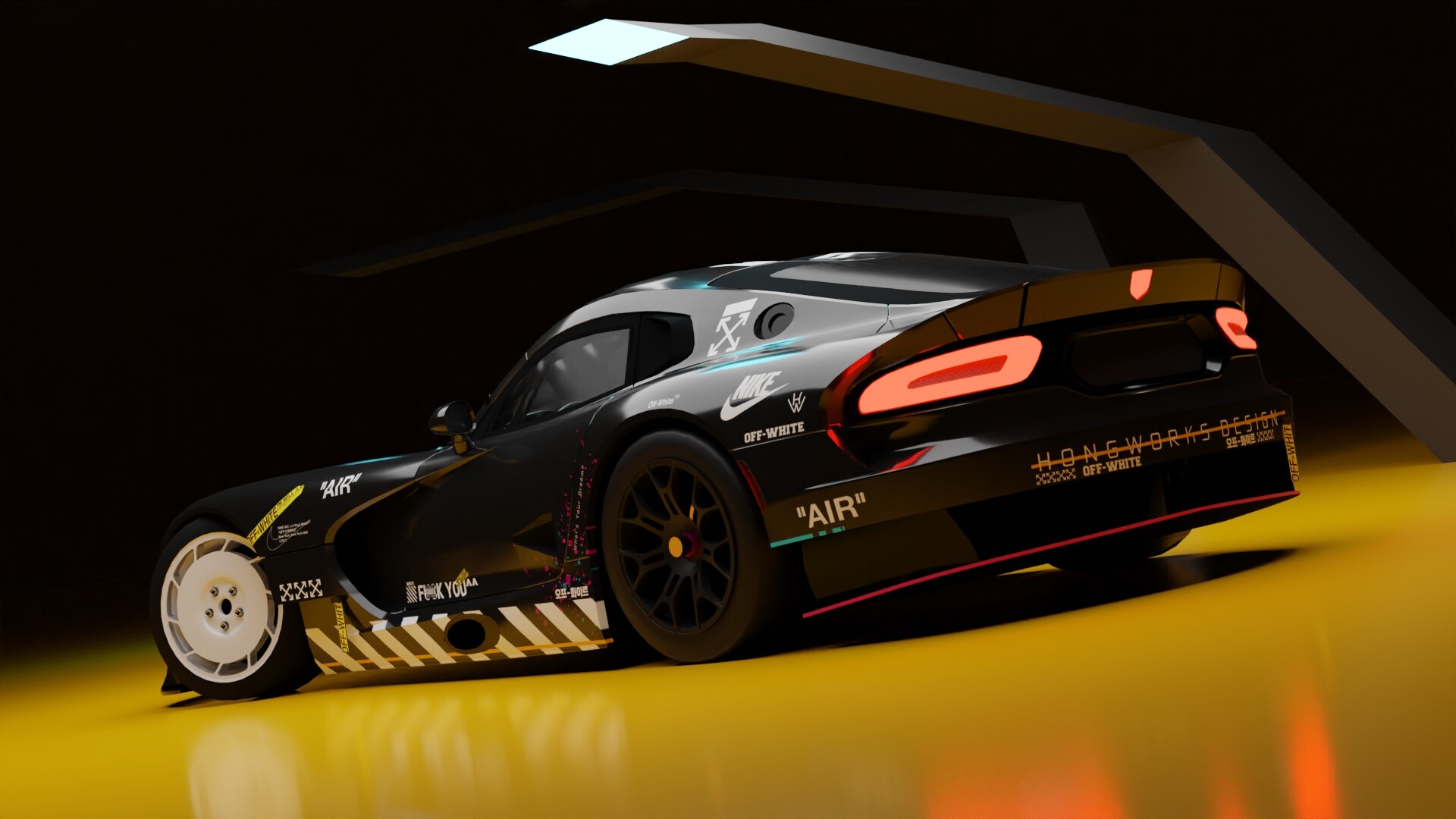 off white street racer