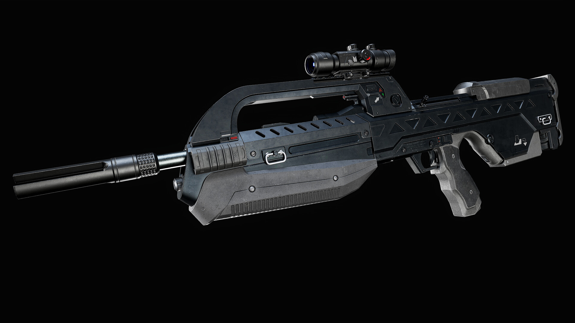 35 Foam BR55 Battle Rifle Chief Replica Sci-fi Video Game