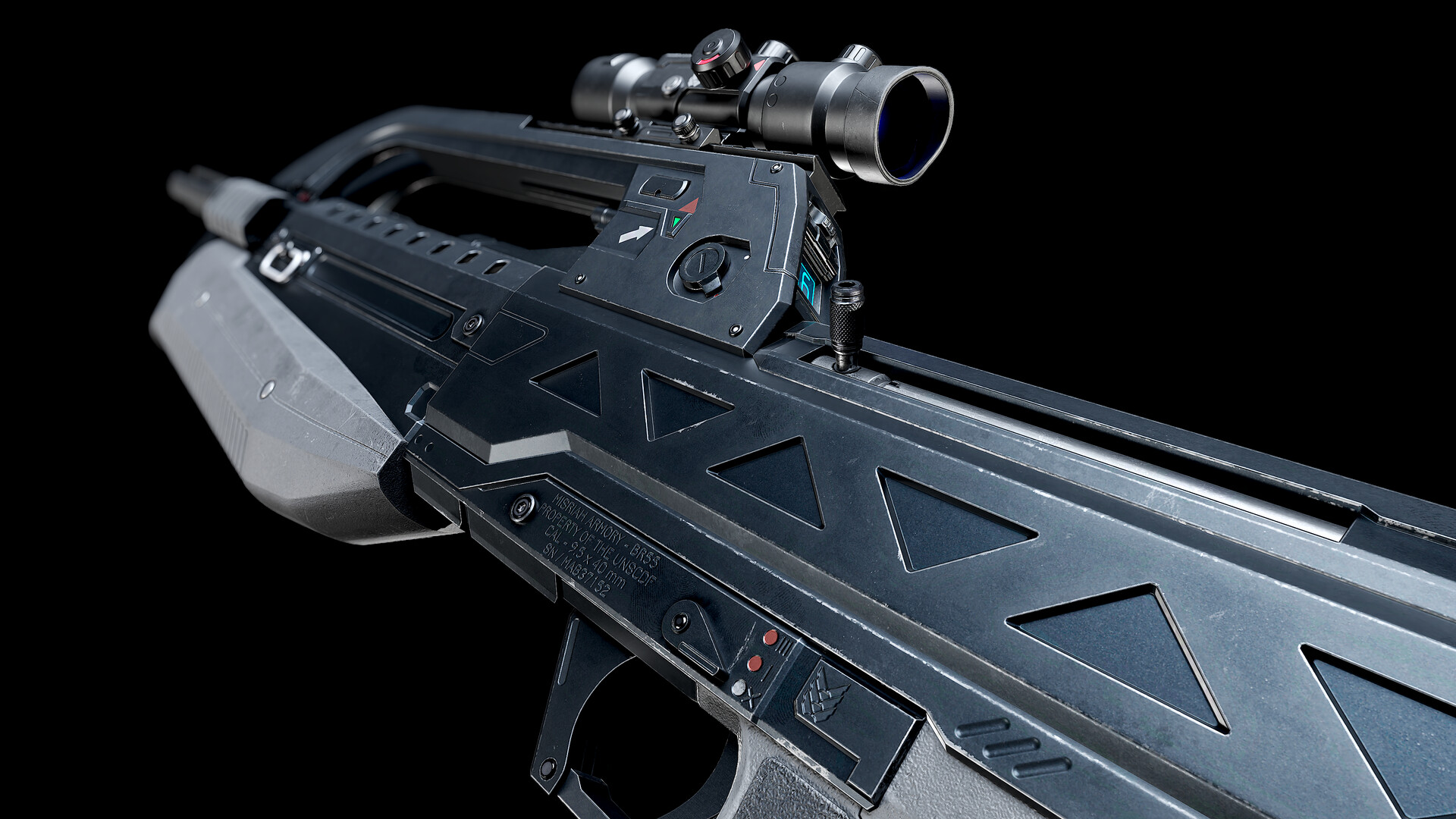 Jared Harris - Halo BR55 Battle Rifle - Far Isle