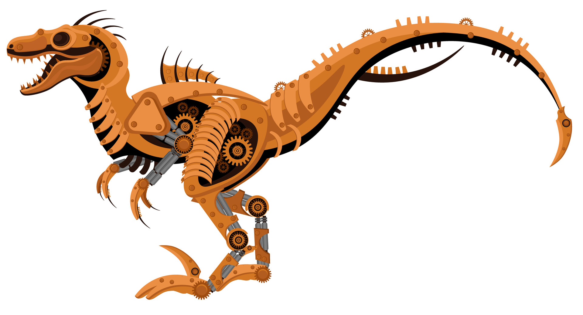 ArtStation - The raptor robot.