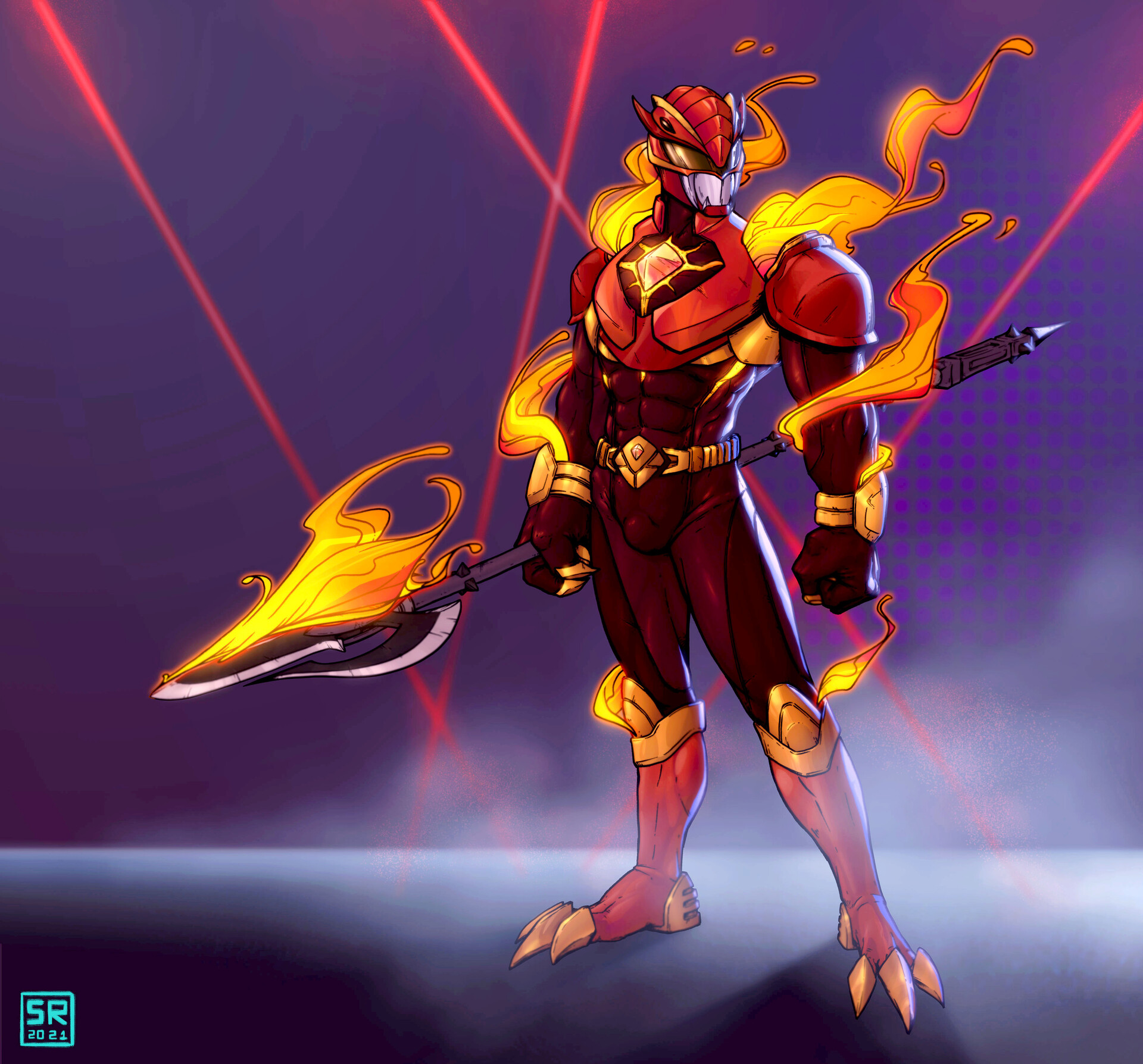 ArtStation - Dragon Rider Inferno