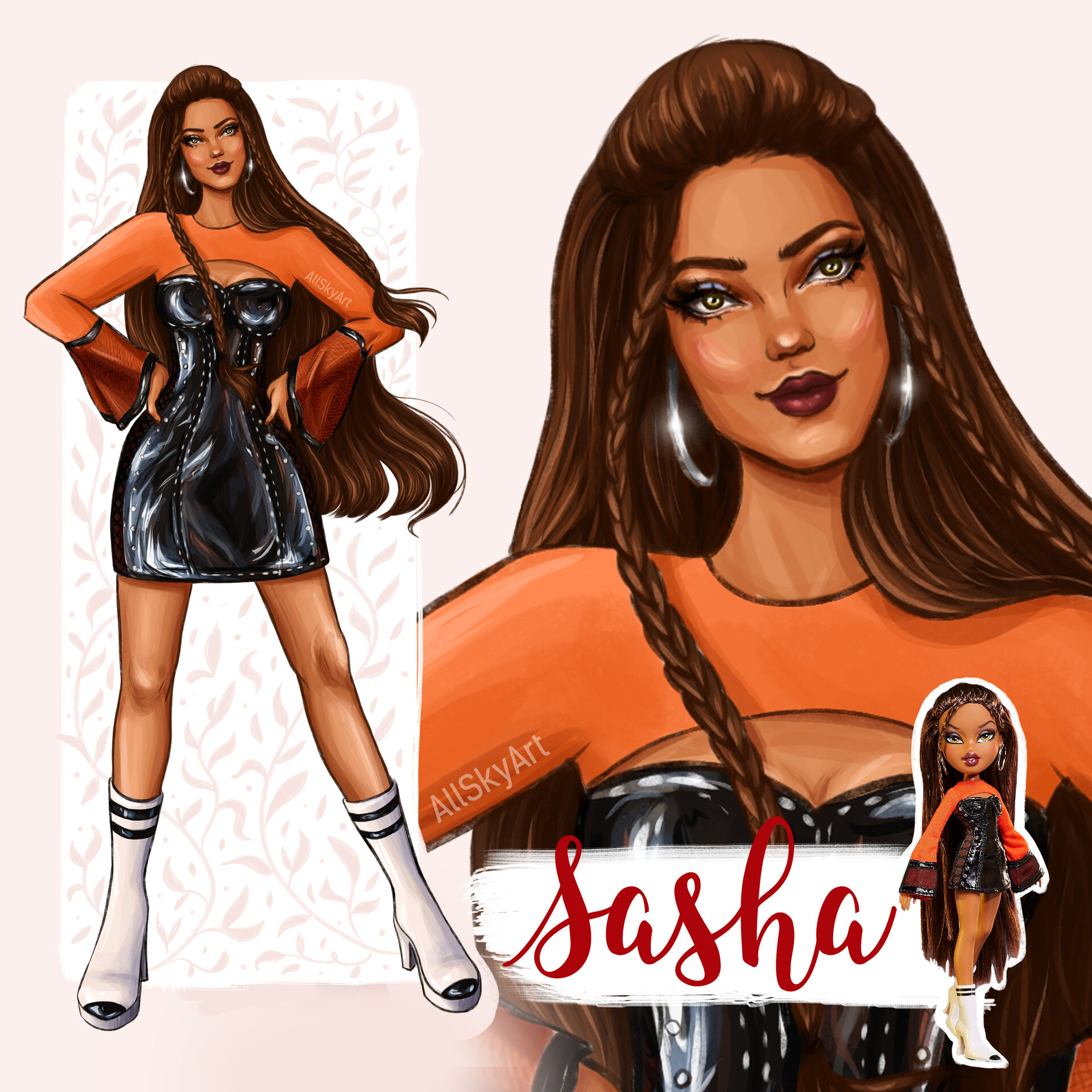 ArtStation Bratz in real life. Sasha