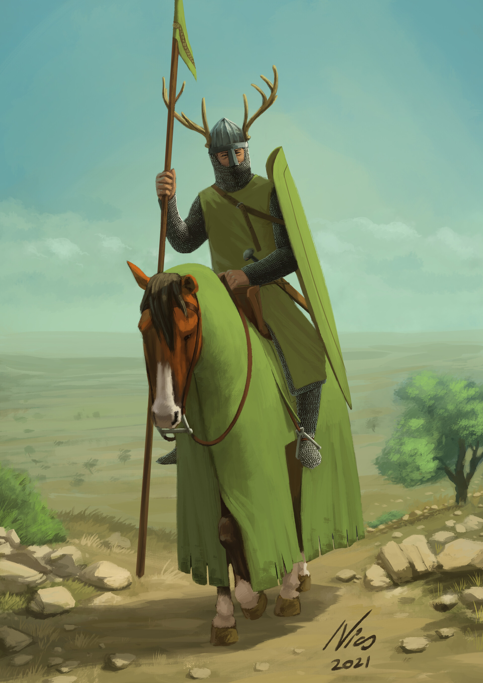 ArtStation The Green Knight