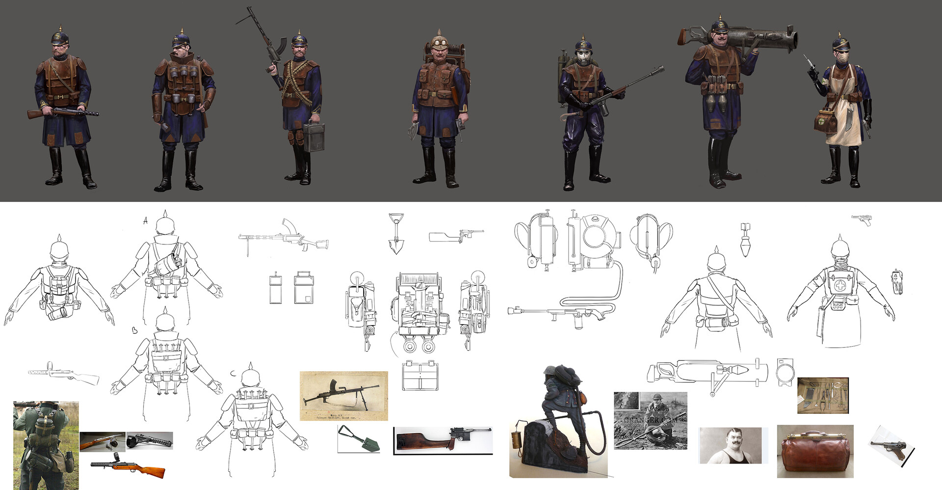 Dan Farin Iron Harvest Concept Art Units