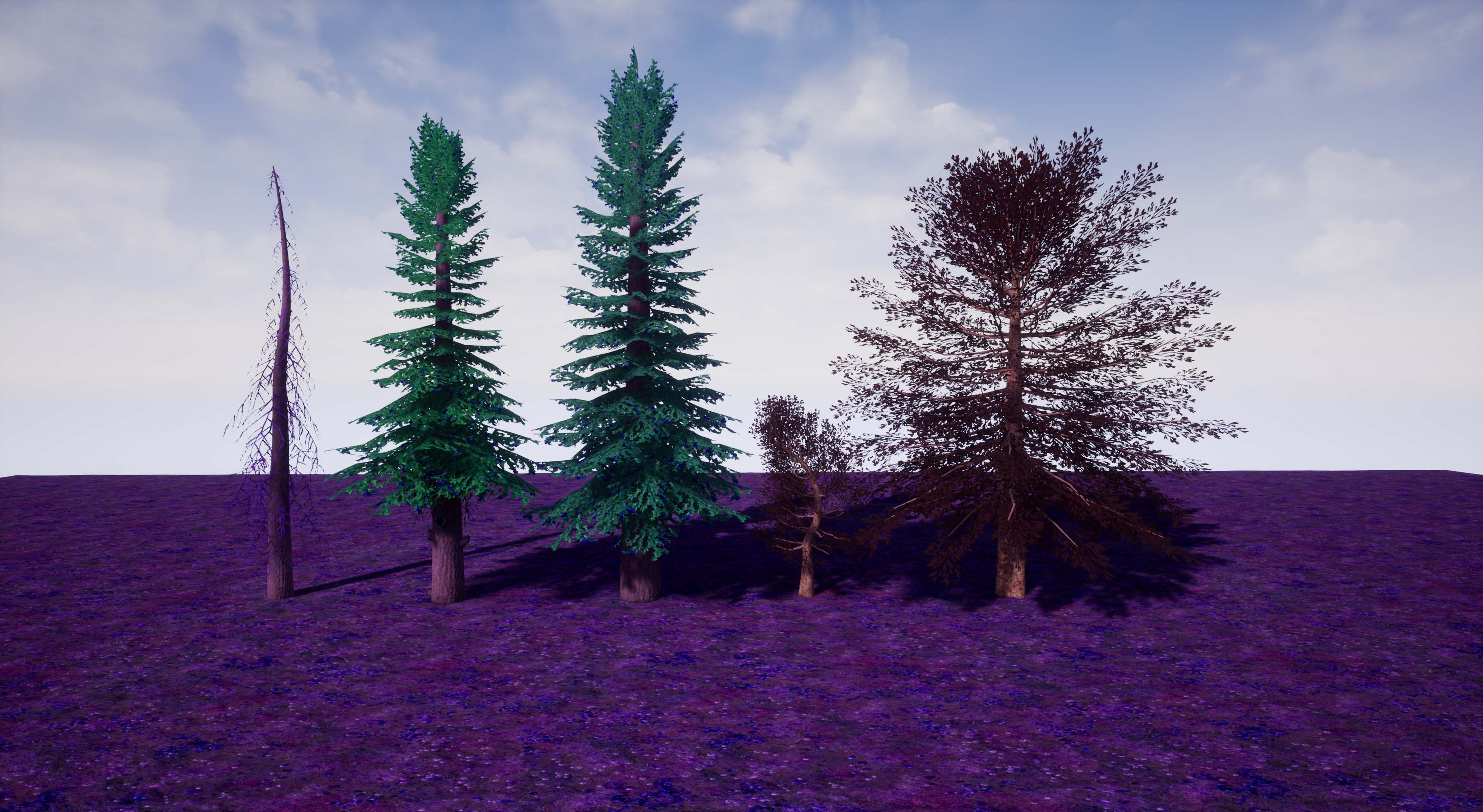 Trees from Speed Tree 