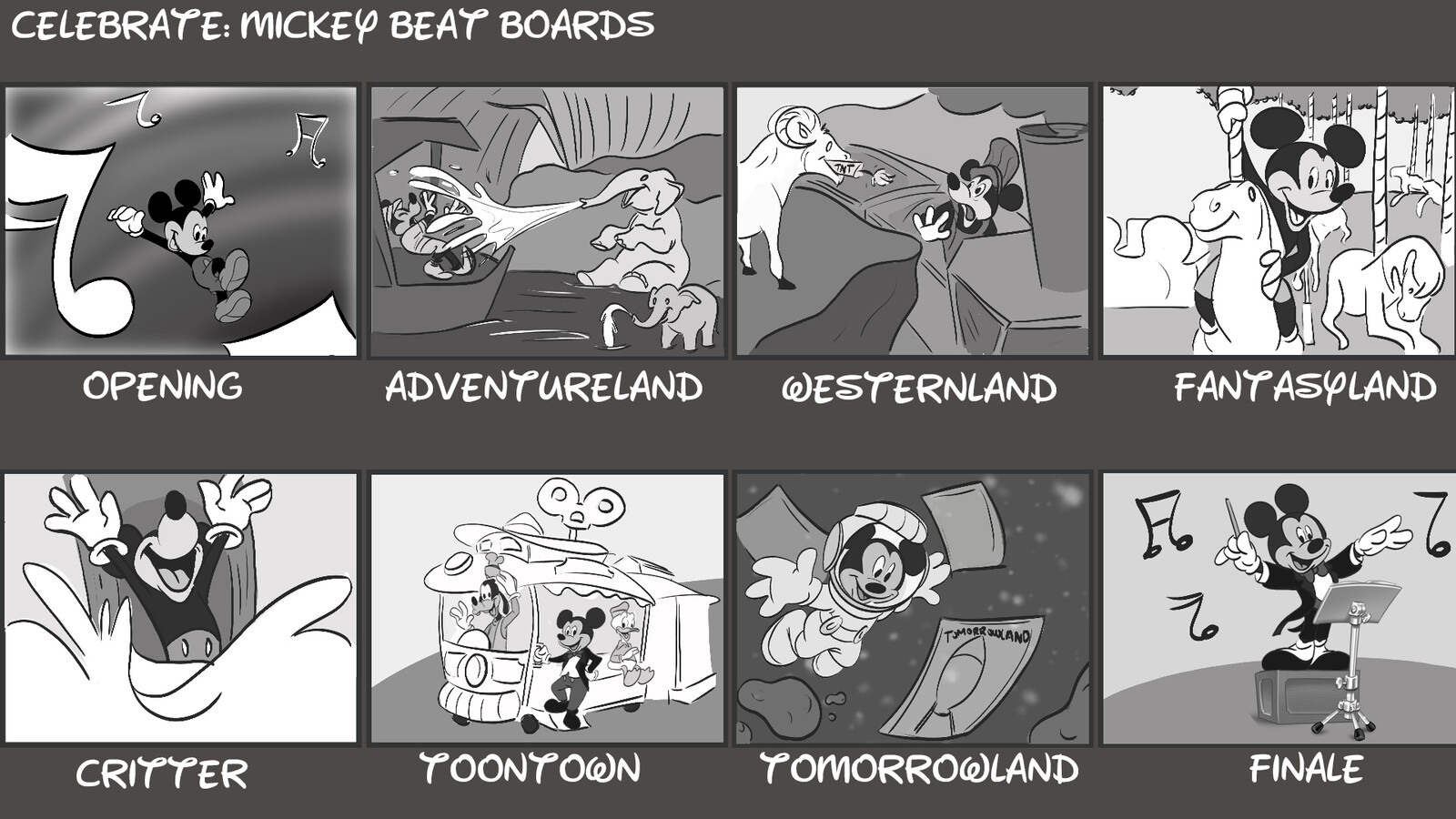 "Celebrate" Beat Boards