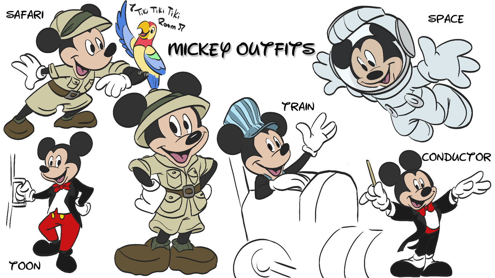 "Celebrate" Mickey Outfit Exploration