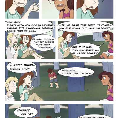 "To The Power of Five" : Comic Pages