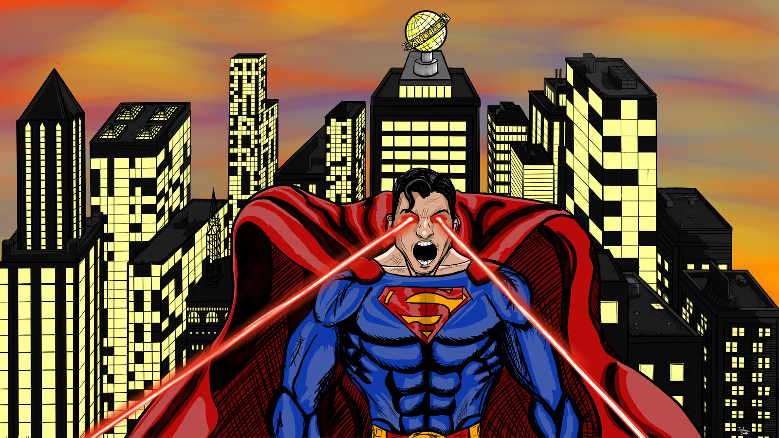 Superman In Metropolis