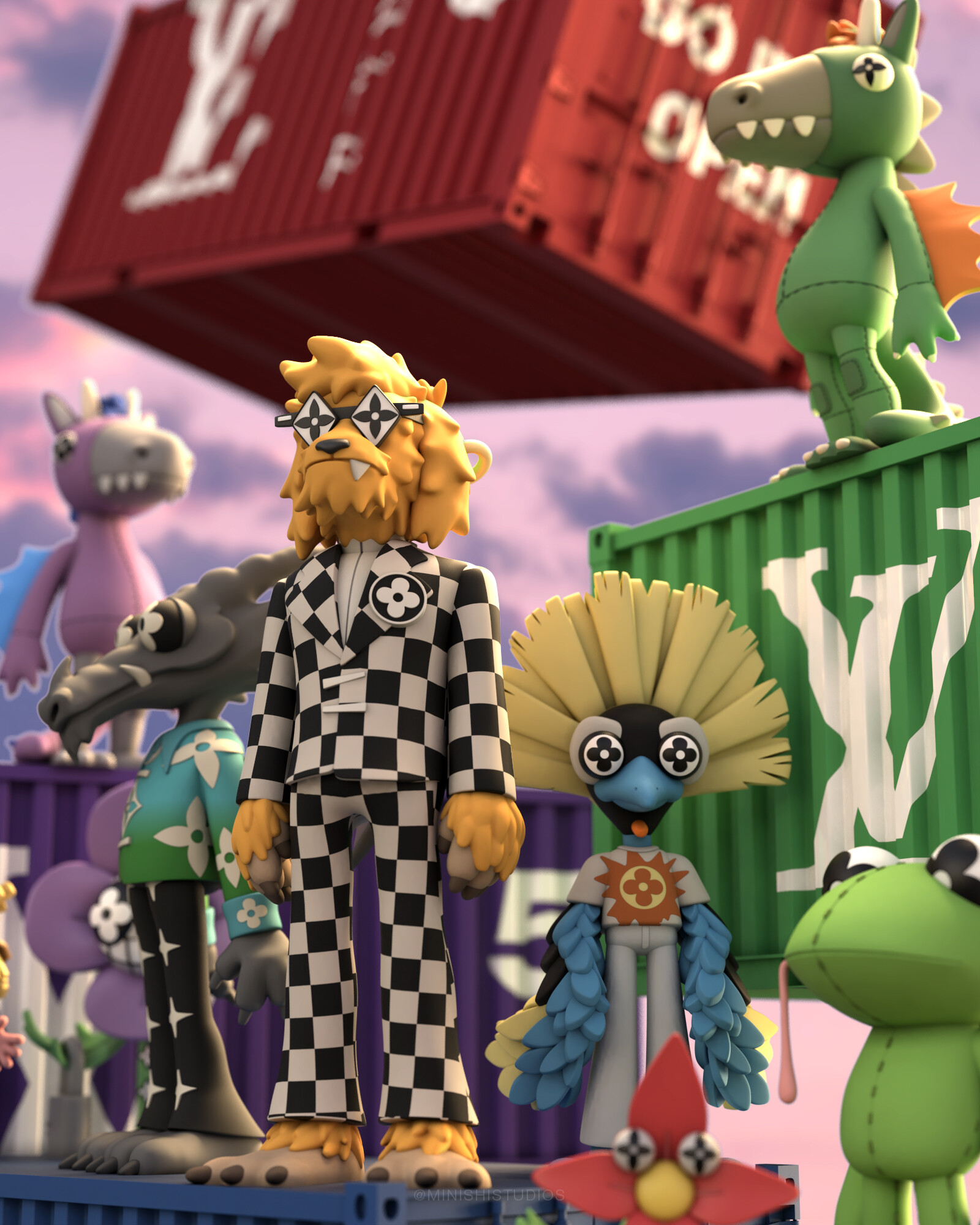 Louis Vuitton on X: Fantastical creatures. Shot by #TimWalker,  @VirgilAbloh's new #LVMenSS21 campaign features the imaginary crew of  colorful characters of Zoooom with Friends. Discover the #LouisVuitton  Collection at