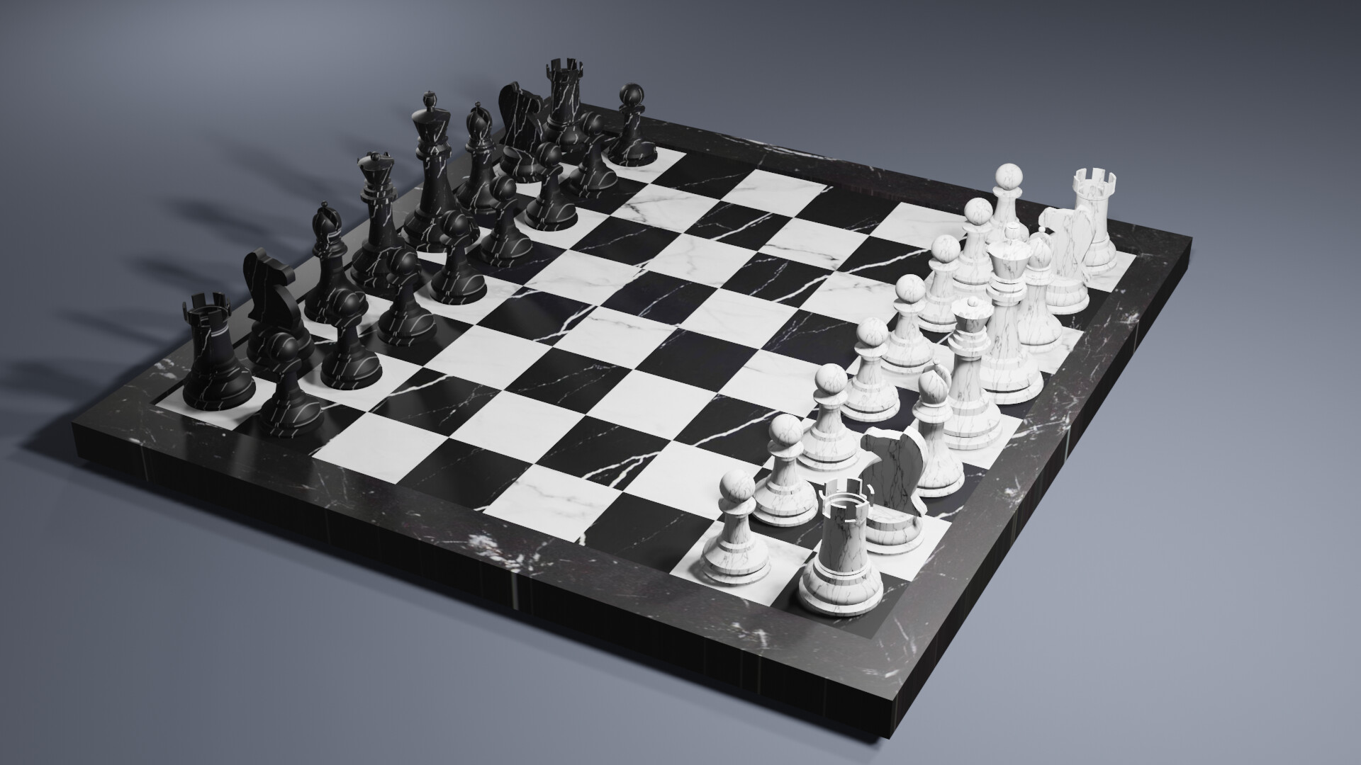 Шахматы 3ds Max