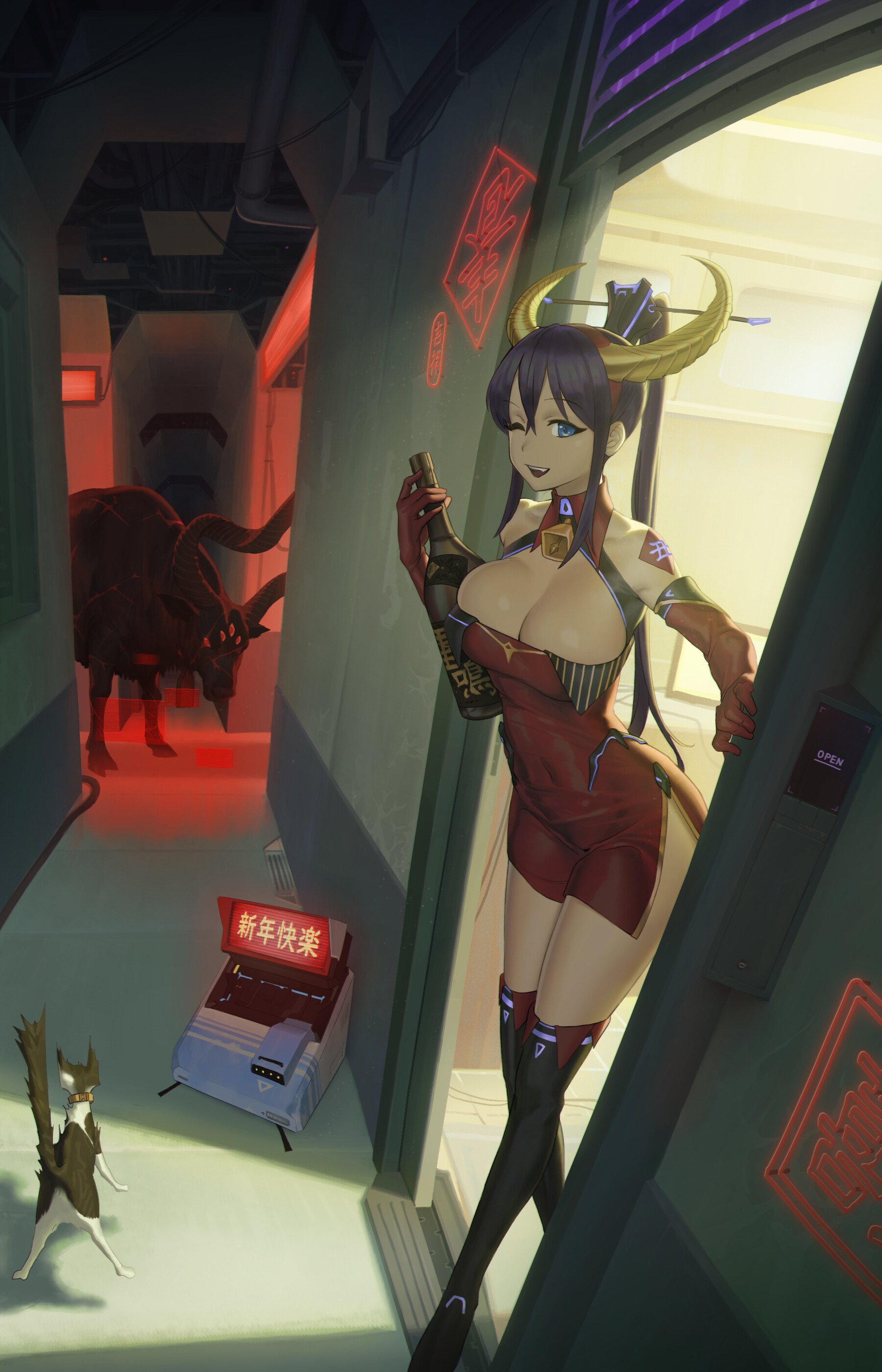 Devil girl by raimeikami. devil girl, fantasy