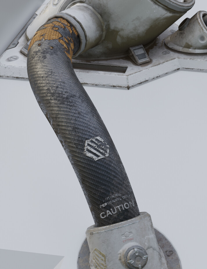 close up of the cable