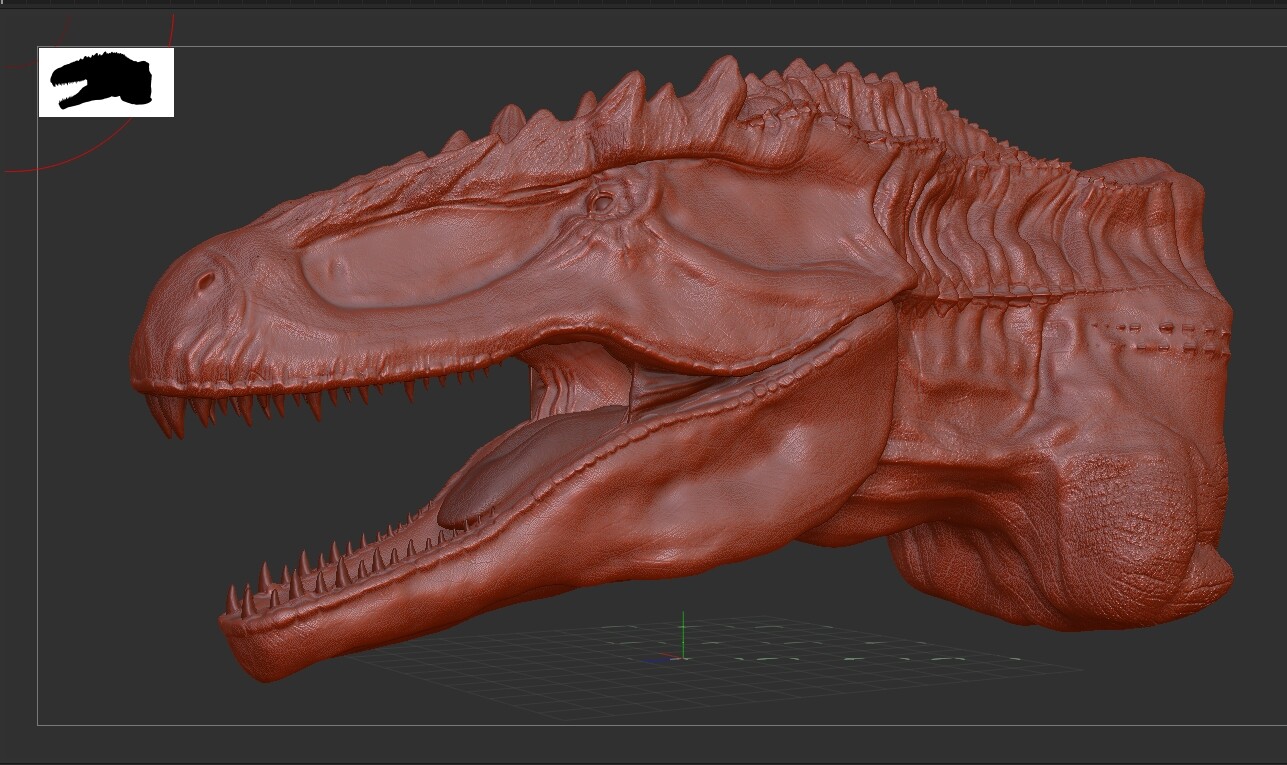 Ivan Aguirre - Giganotosaurus from Dino Crisis 2 Remake