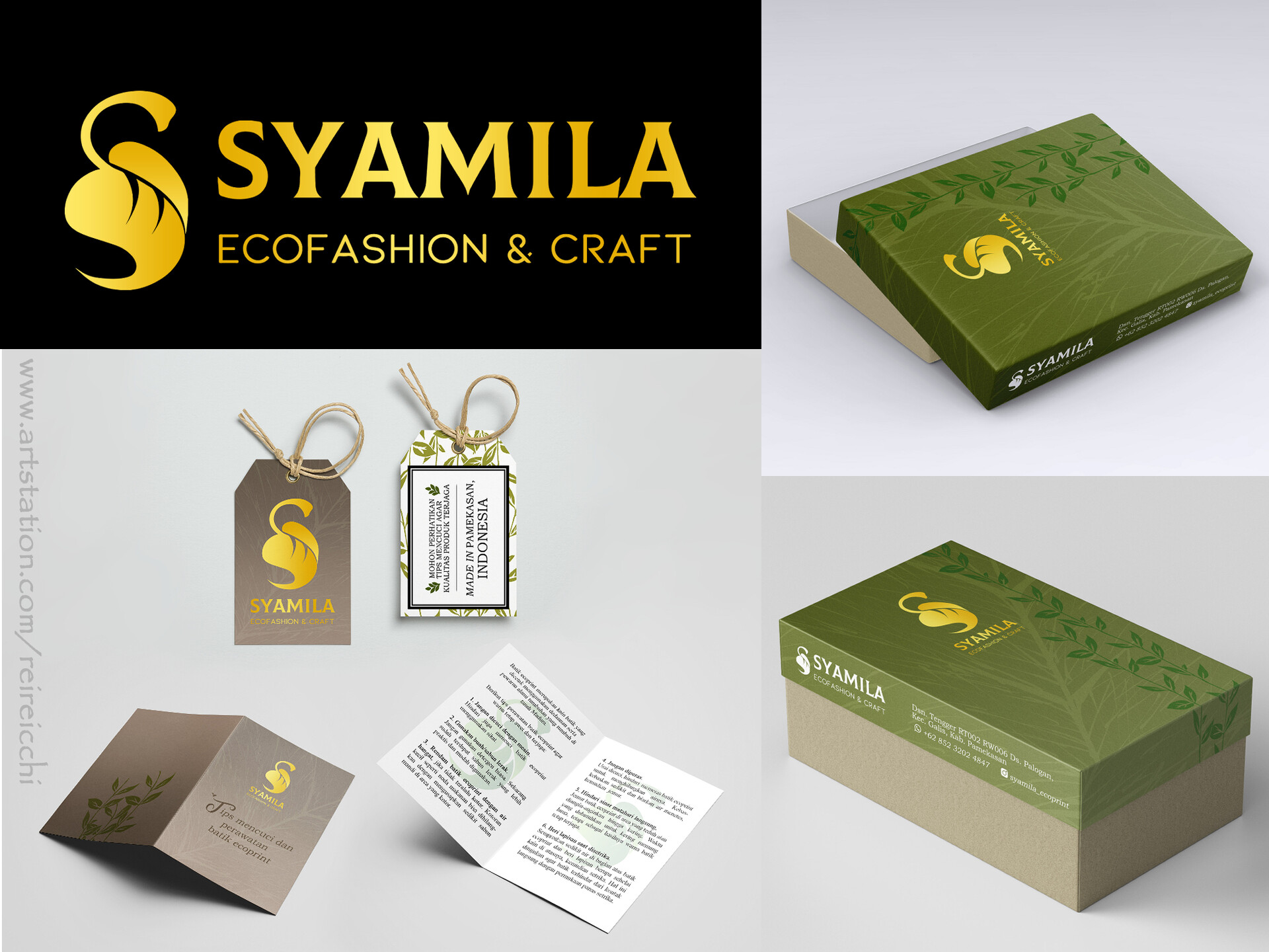 Artstation Logo Product Packaging Design I Coffee Rei Effendi