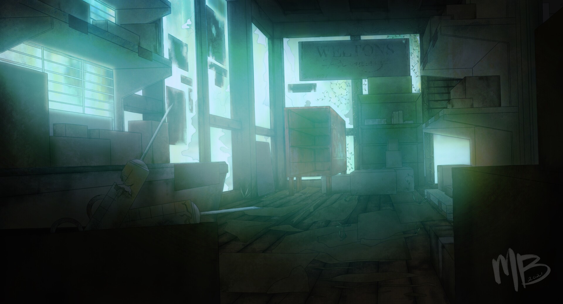 ArtStation Welton's Pharmacy Commission