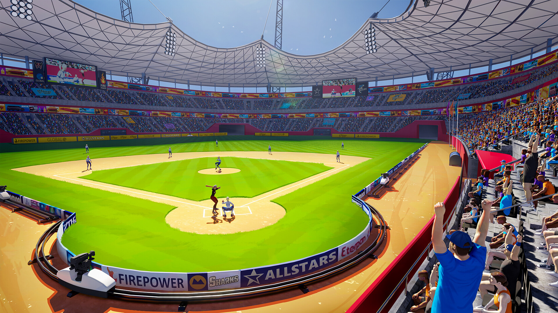 Baseball Club enclosed stadium arena