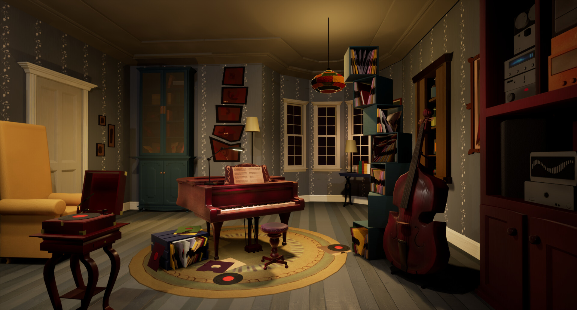 Artstation Coraline Other Father S Study In Unreal Engine 4 Chloe Tong