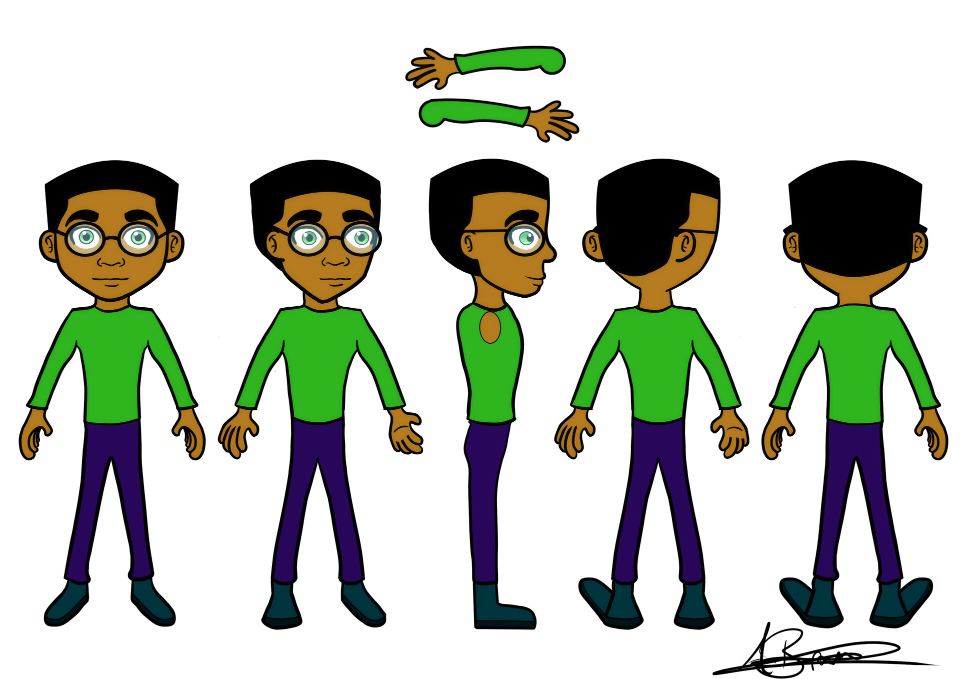 ArtStation - Little John- Character Design Turnaround