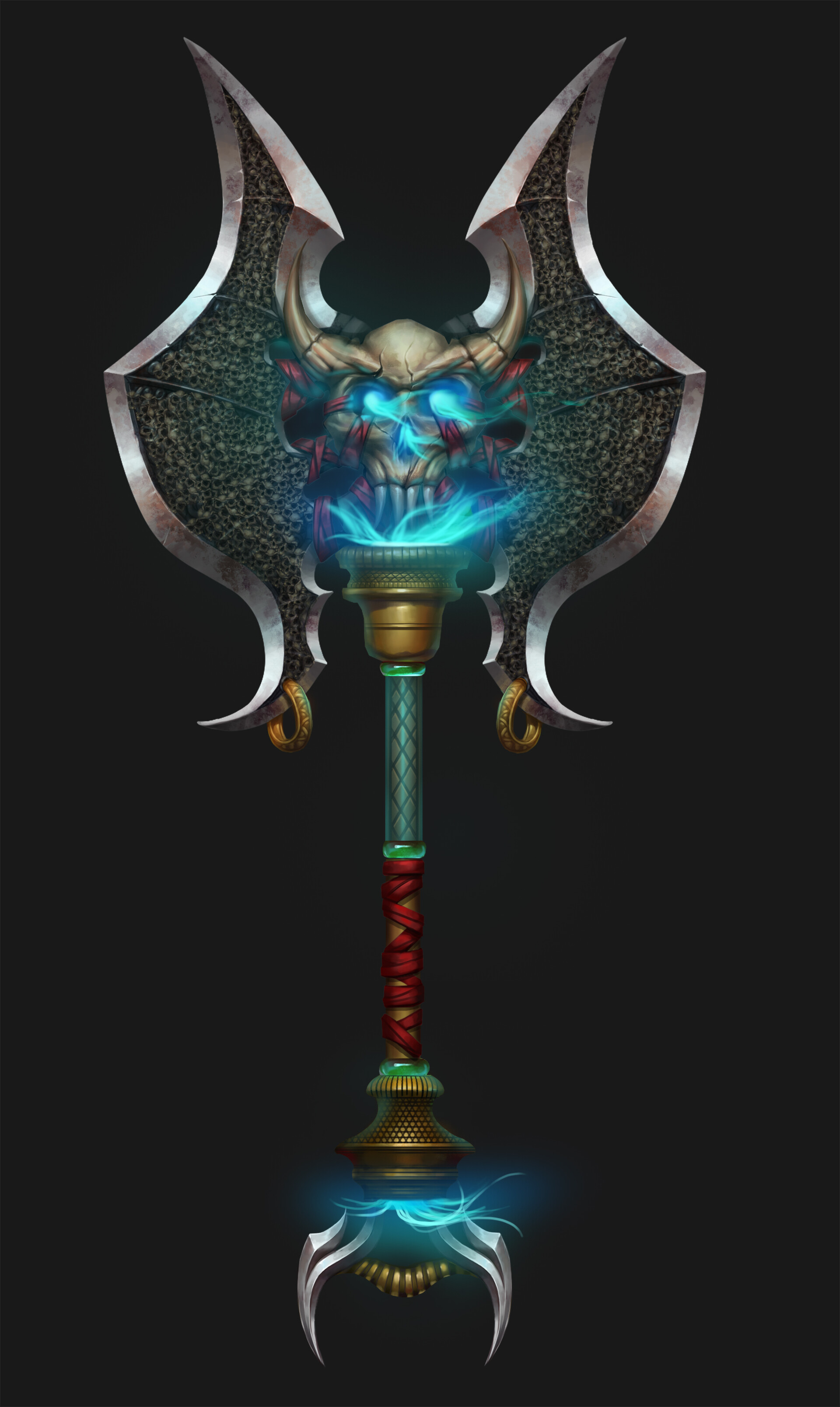 Artstation Axe 鬼斧