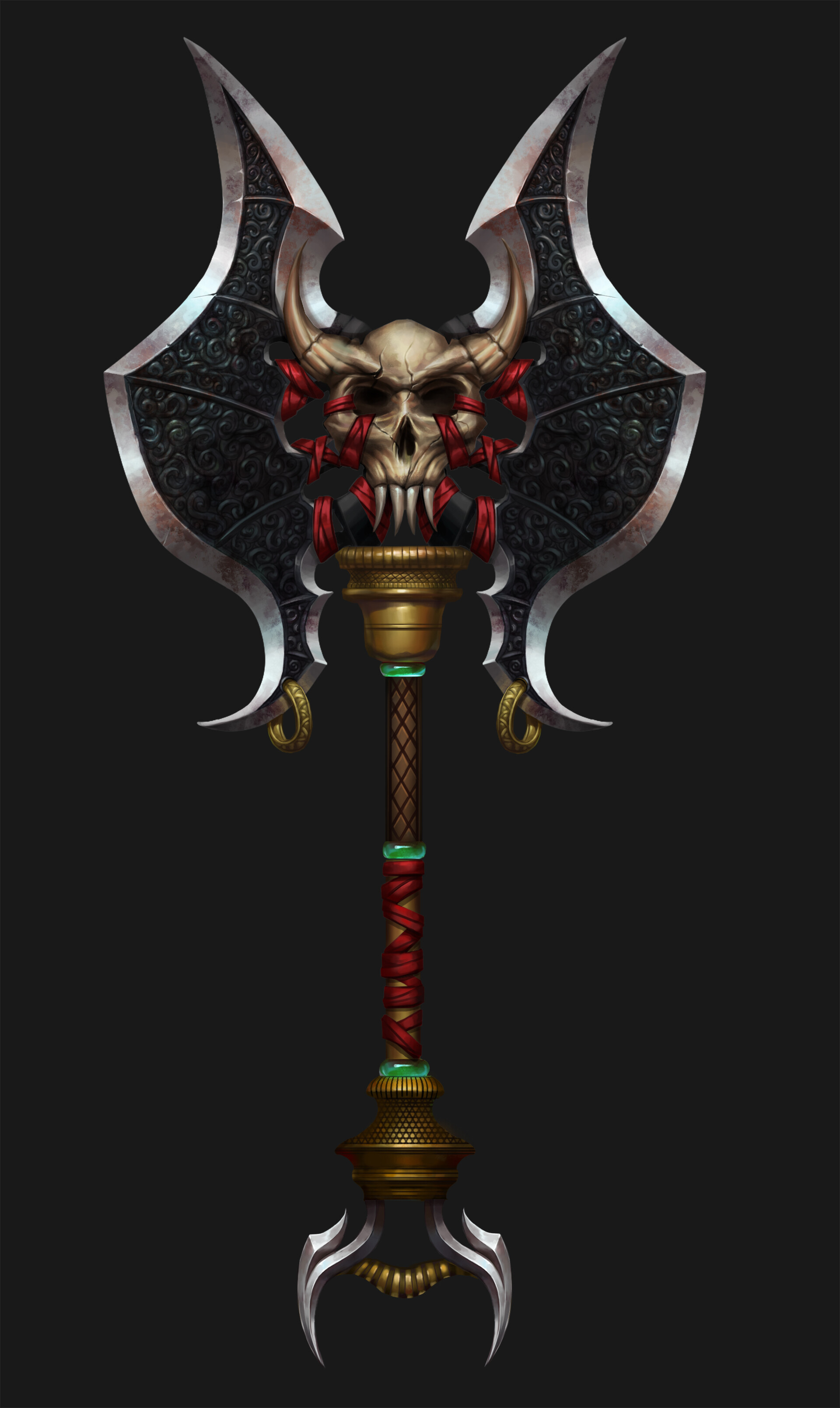 Artstation Axe 鬼斧