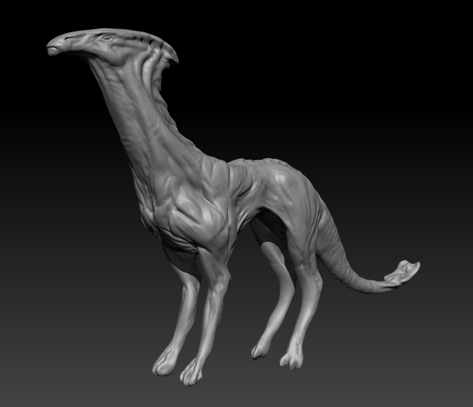 Creature sculpted in ZBrush.