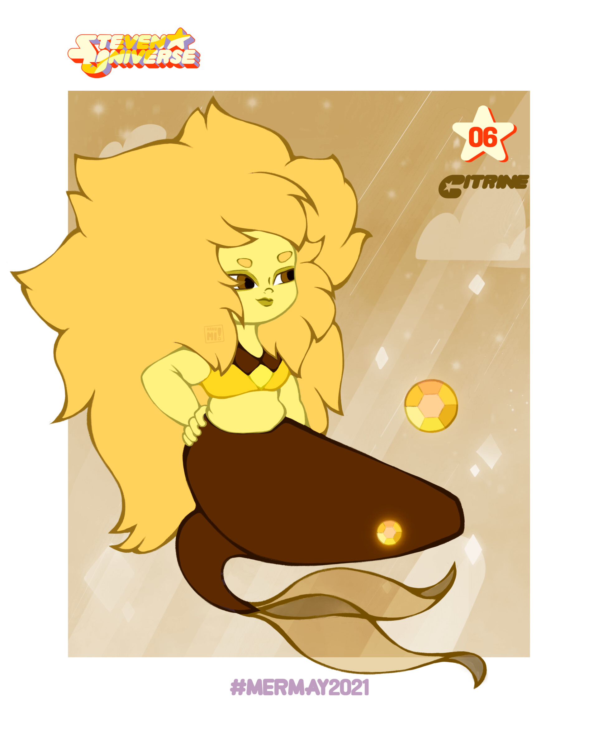 Steven Universe Yellow Topaz ArtStation Citrine