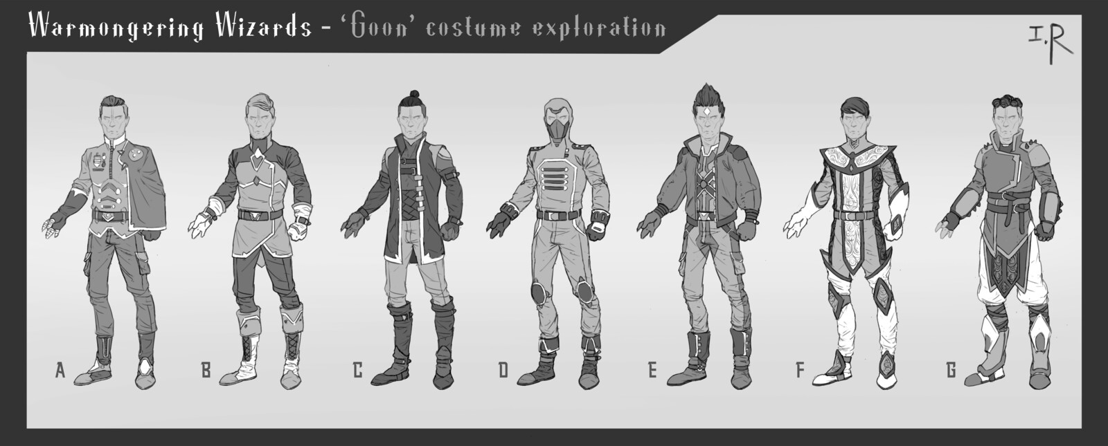 Additional costume exploration - what would their goons look like?