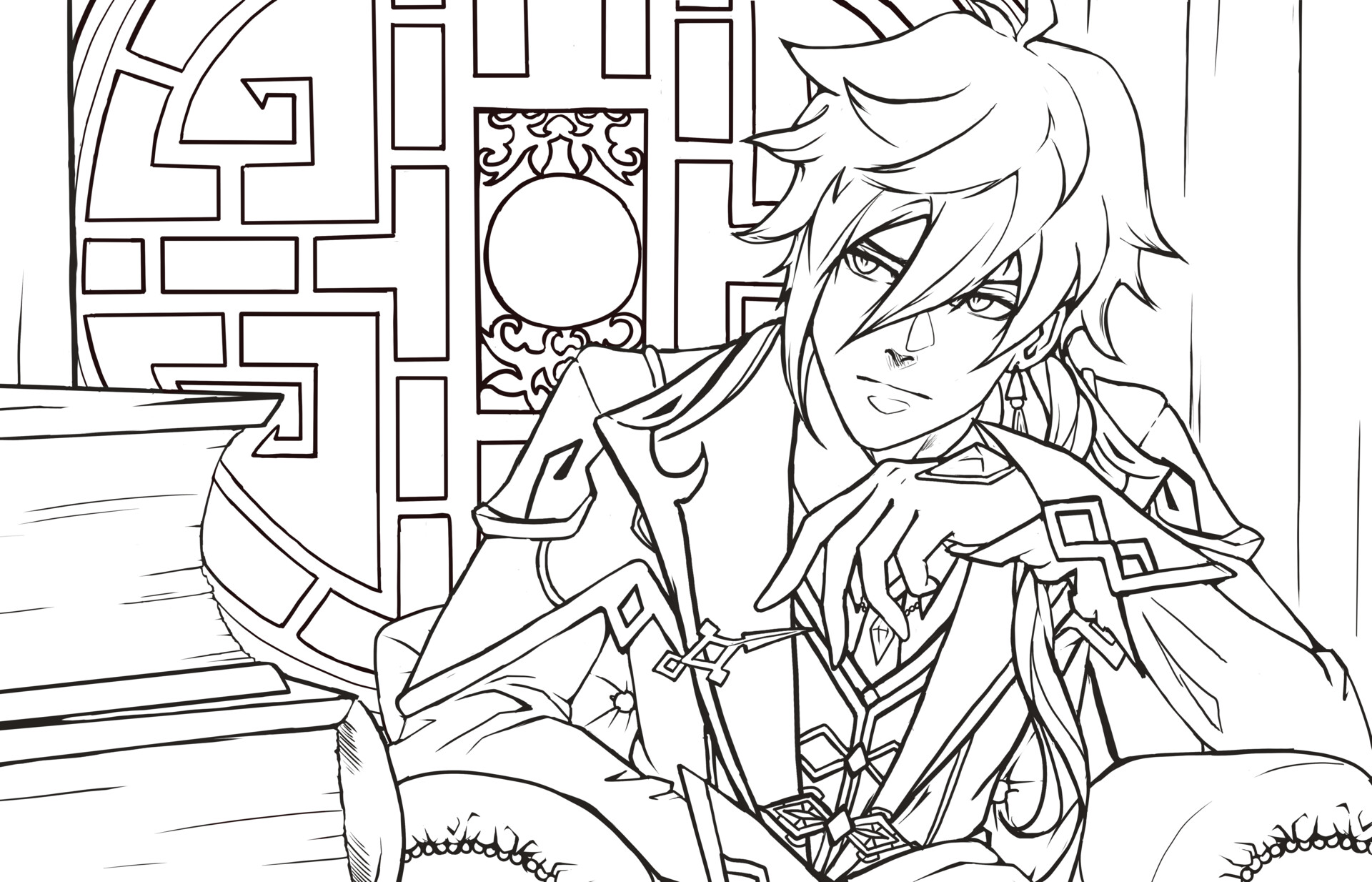 ArtStation - Zhongli [Genshin Impact fanart series 3/3]