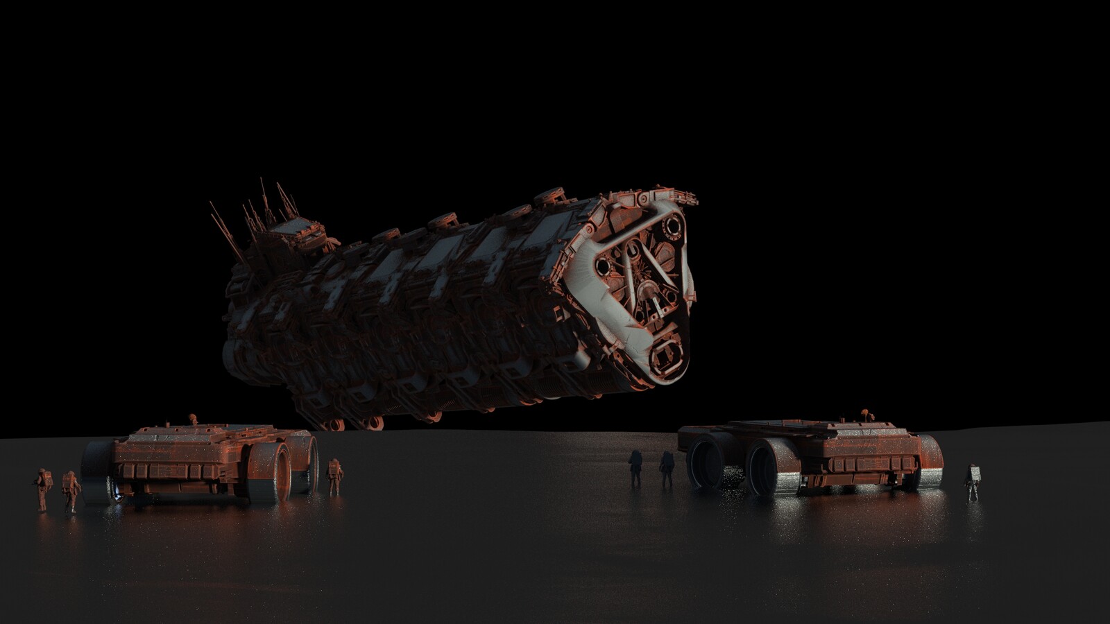 some rusty renders