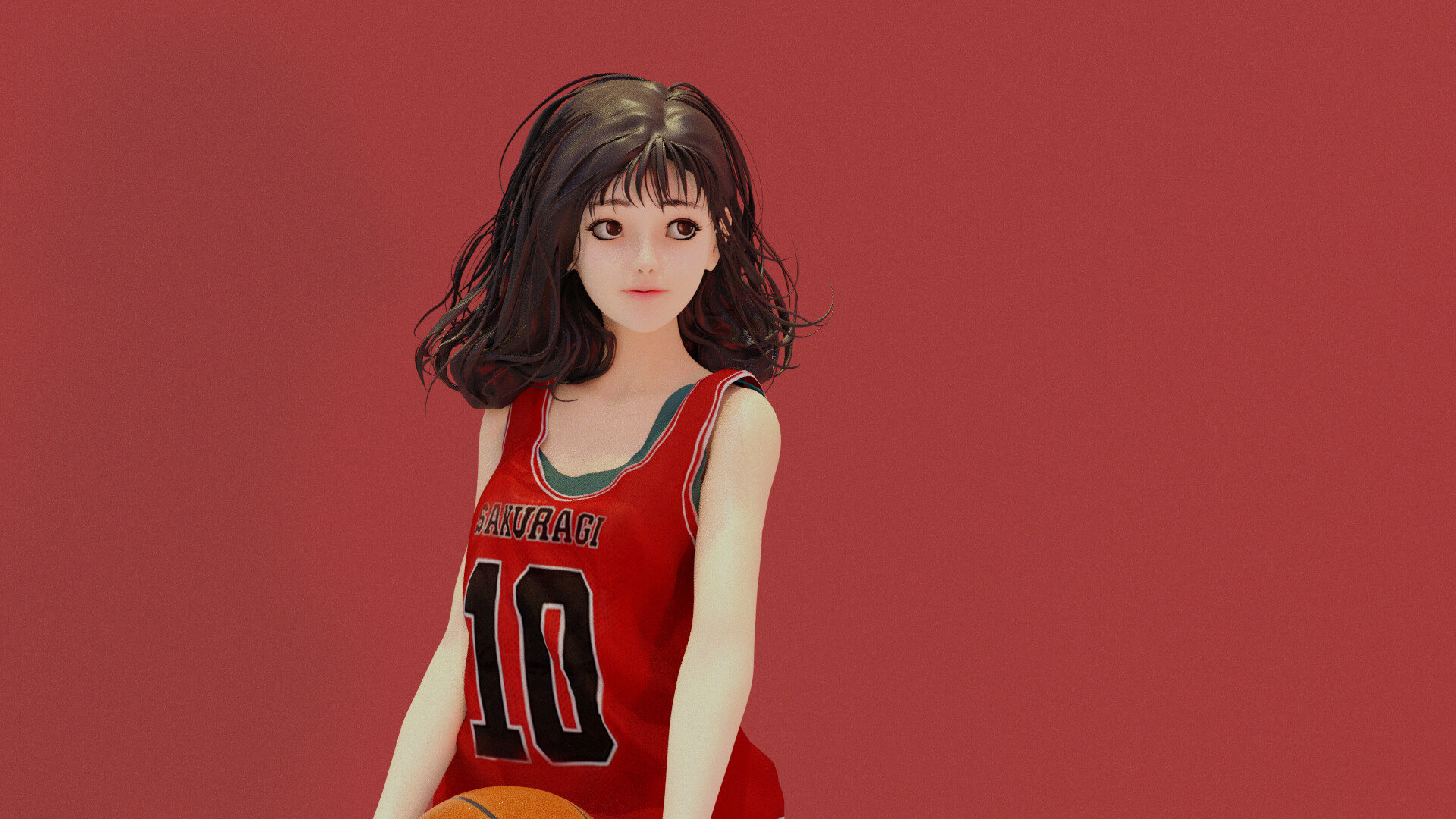 ArtStation - 学习使我快乐灌篮高手SLAM DUNK(スラムダンク) 赤木晴子