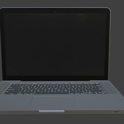 Akshath rao laptop keyboard staright render