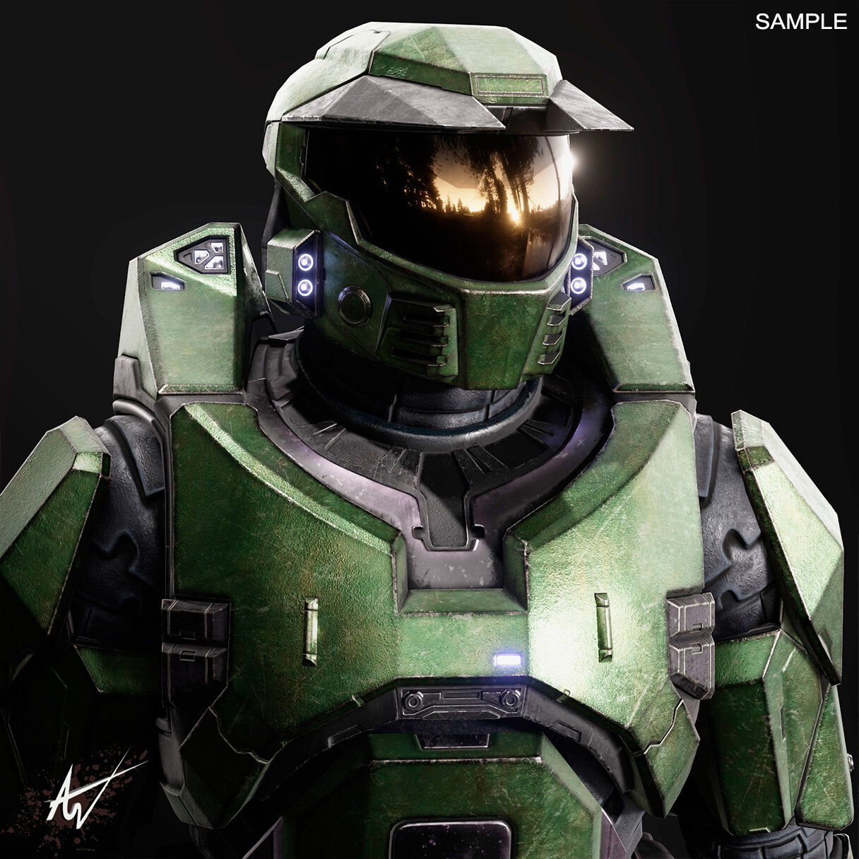 Master Chief Helmet Halo 1