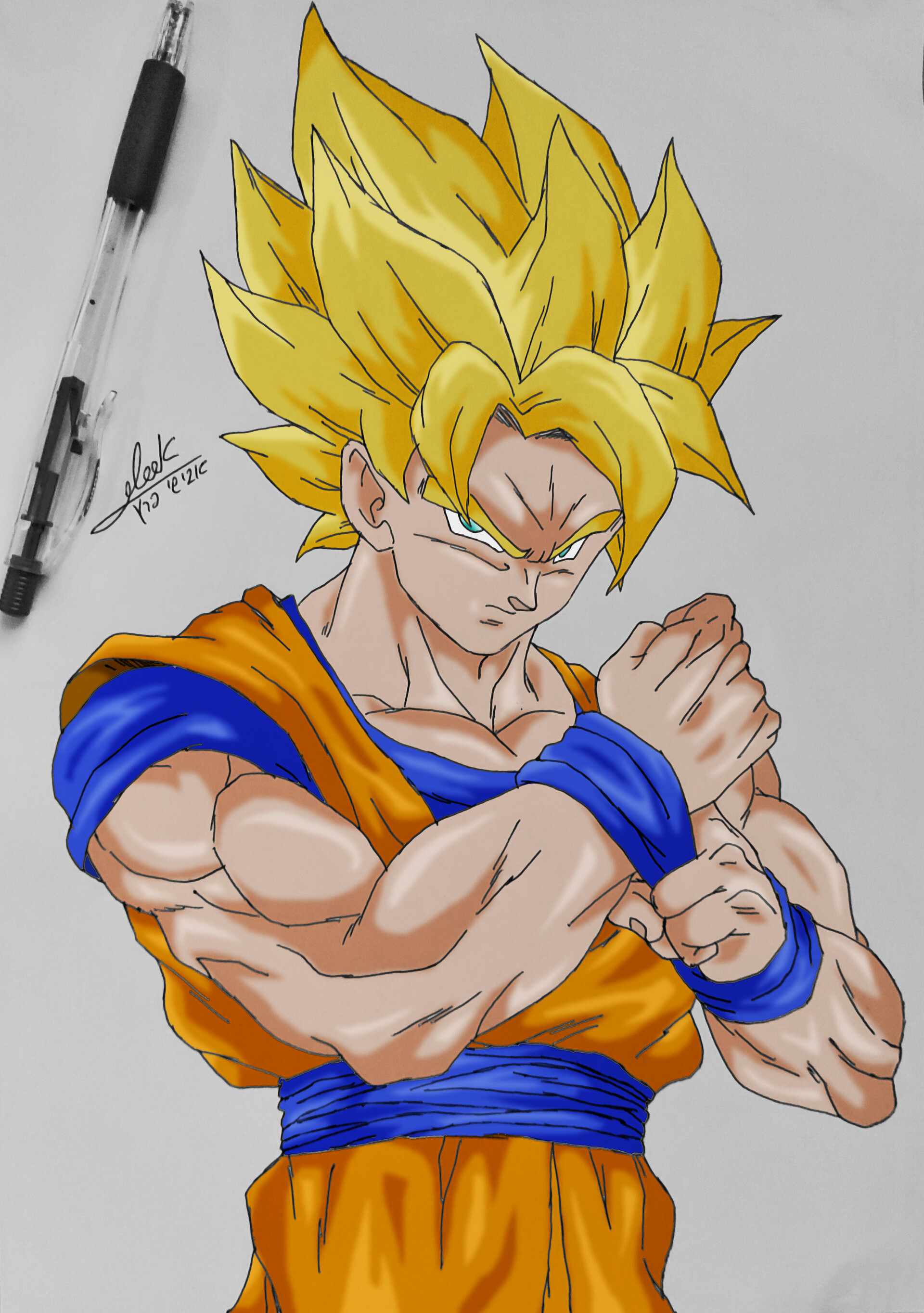 ArtStation - Son Goku - Angry (Dragon Ball)