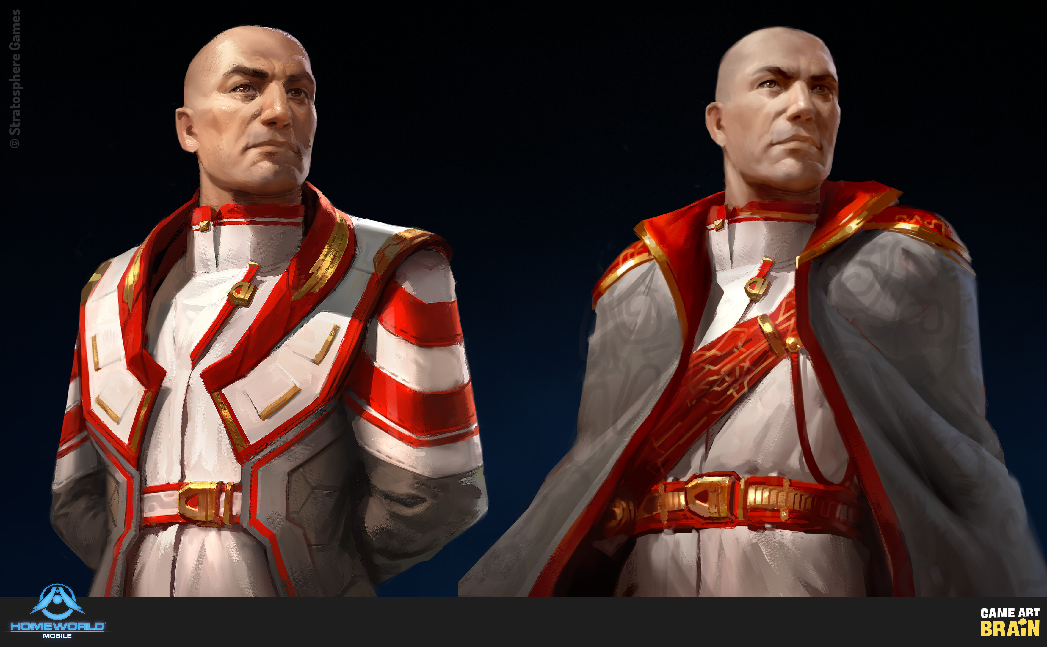 Game Art Brain Creation & Consulting Characters for Homeworld Mobile