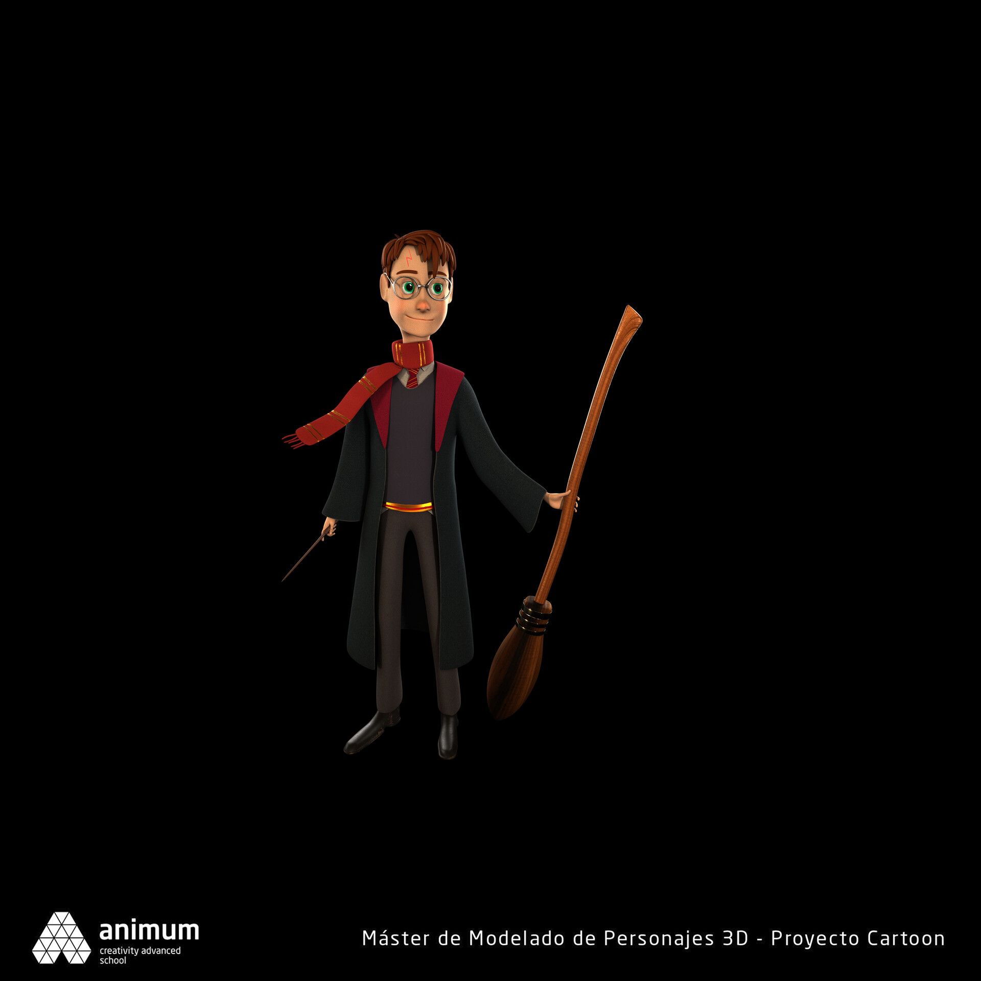 ArtStation - Harry Potter Cartoon 3DCharacter