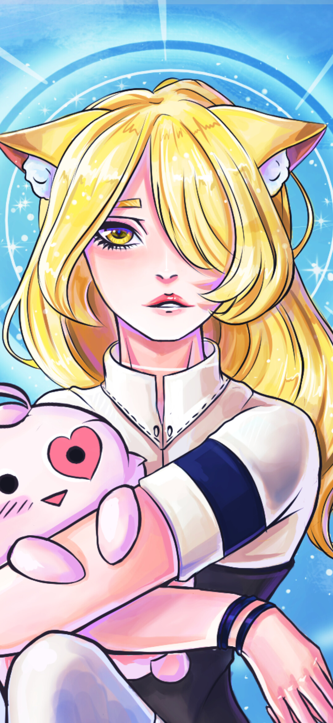 ArtStation Beautiful angel-cat