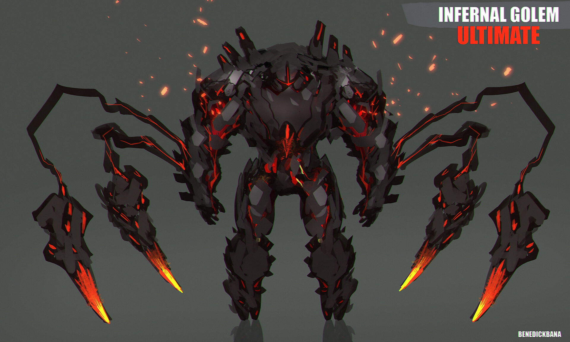 ArtStation Fire Golem Ultima