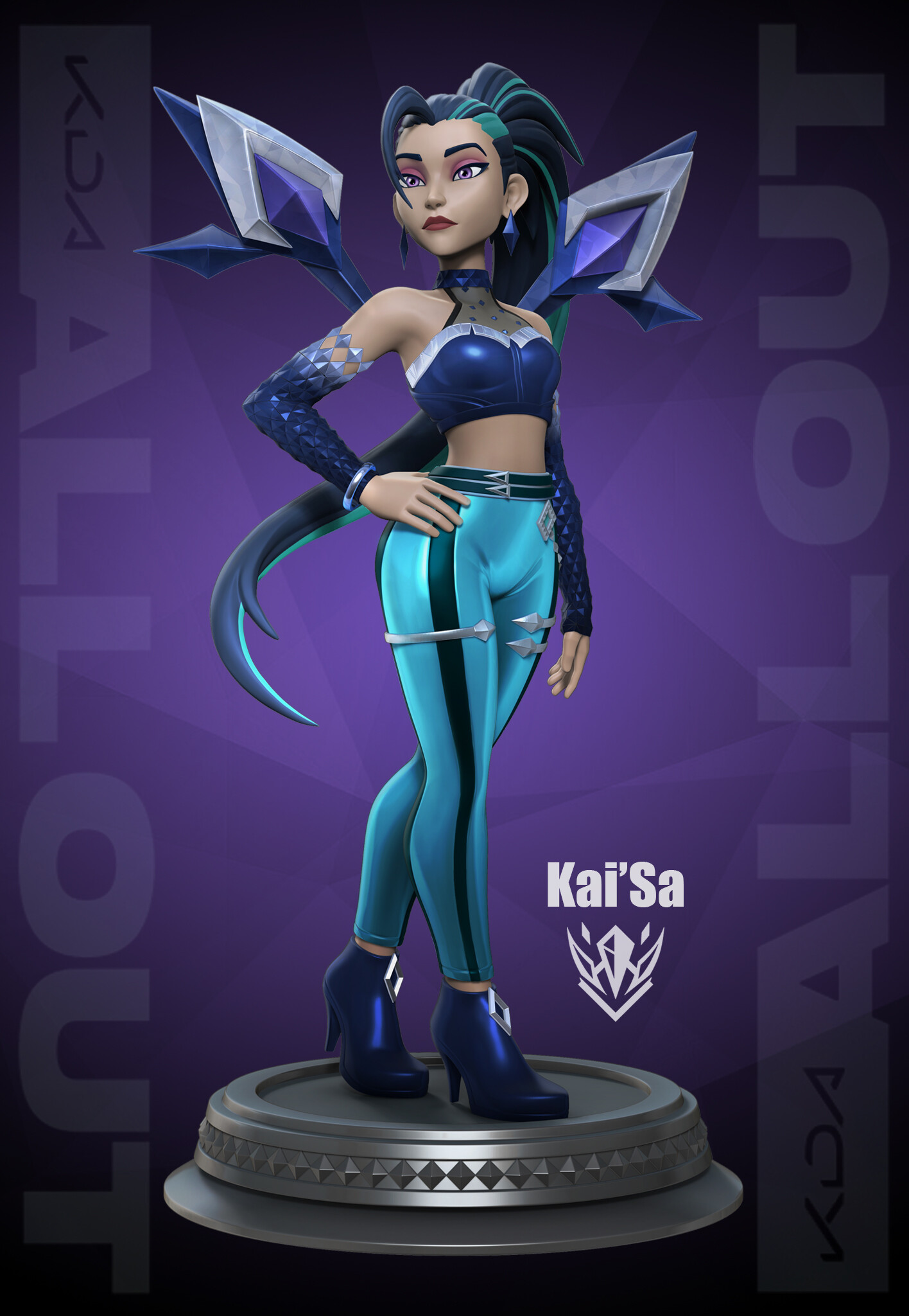 ArtStation - KDA All-Out Kaisa League of Legends