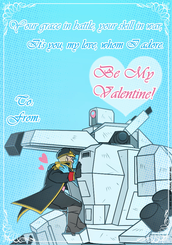 ArtStation - Warhammer40k Valentine's Day Cards 2021 #3