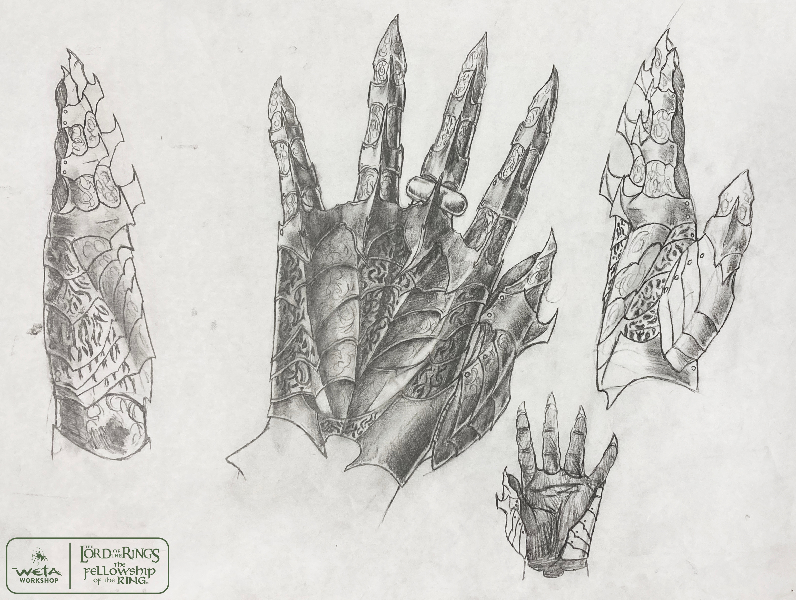 Sauron Hand Design - Artist Warren Mahy