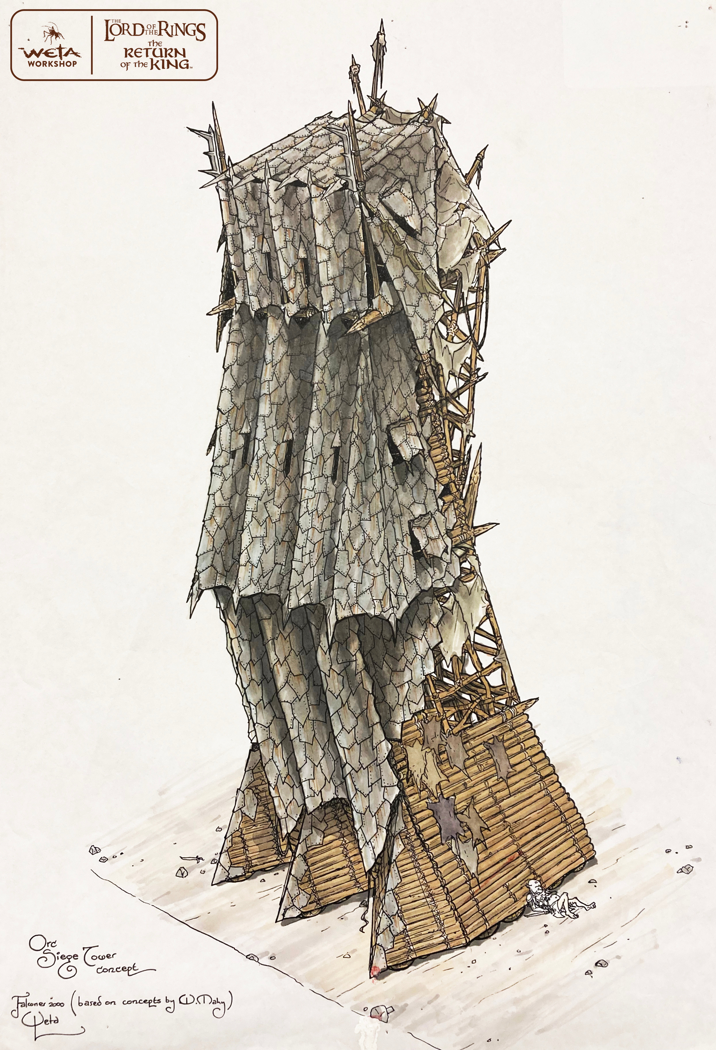 Siege Tower - Artist: Warren Mahy