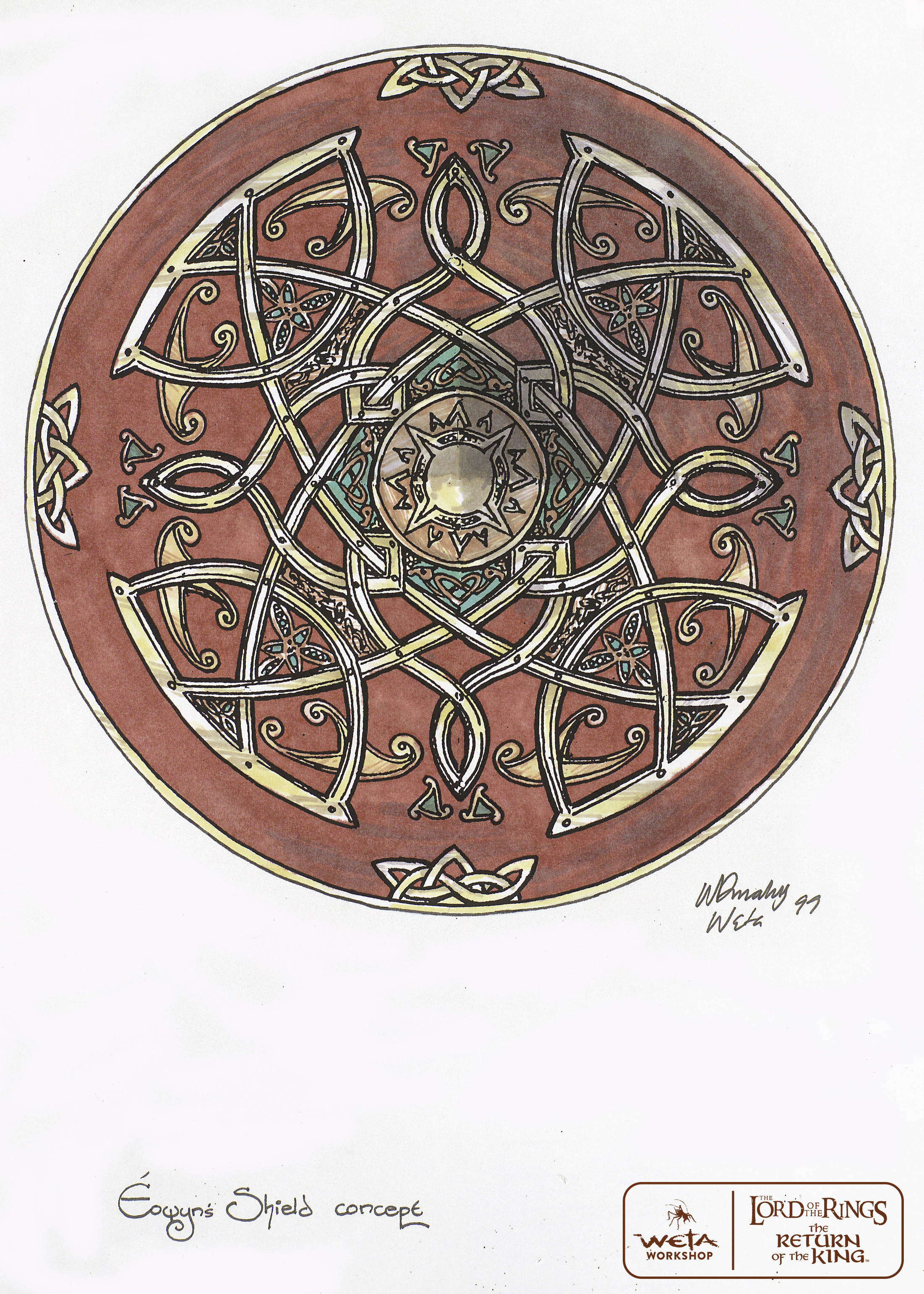 Eowyn Shield - Artist: Daniel Falconer