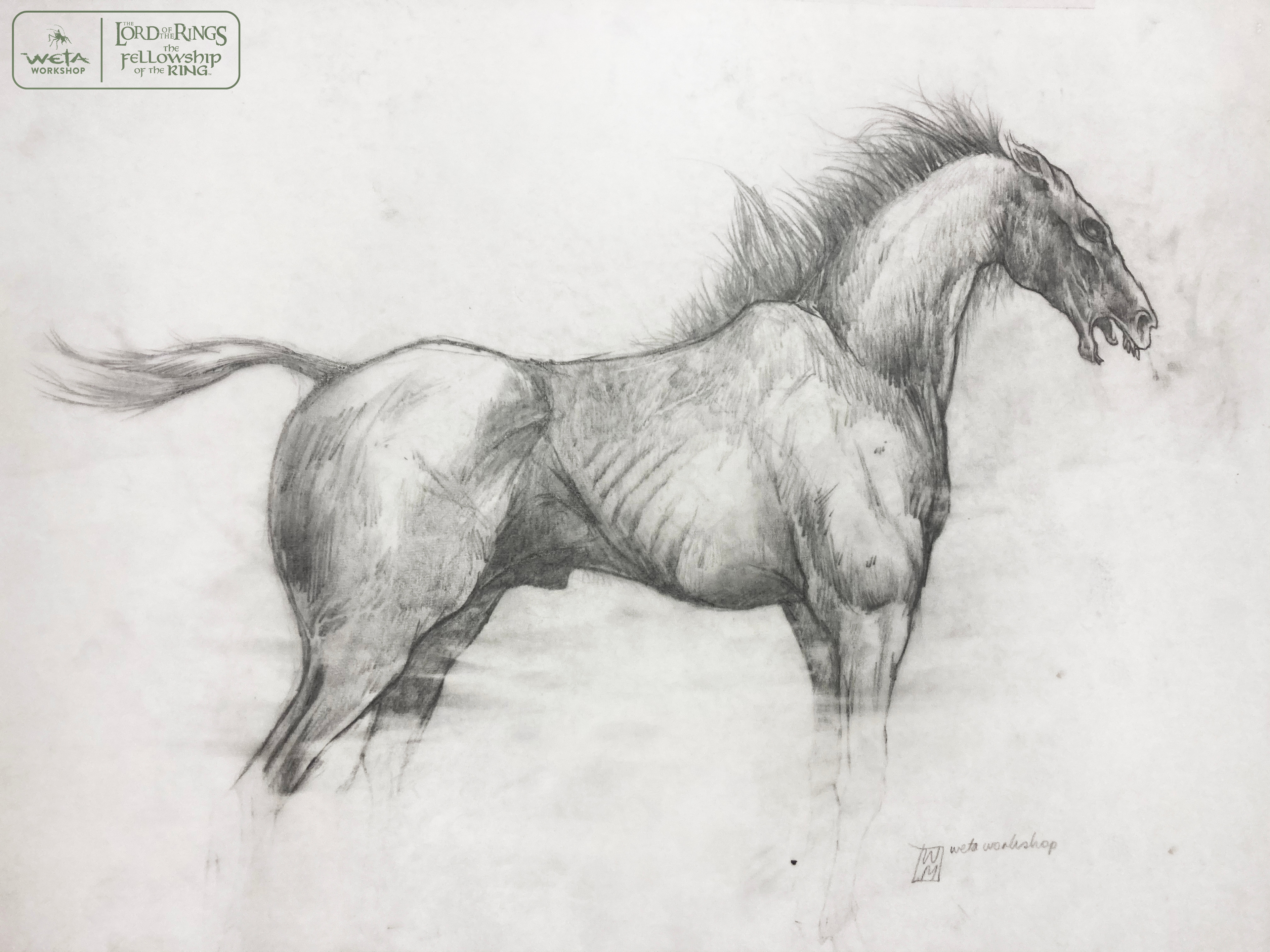 Wraith Horse - Artist Warren Mahy