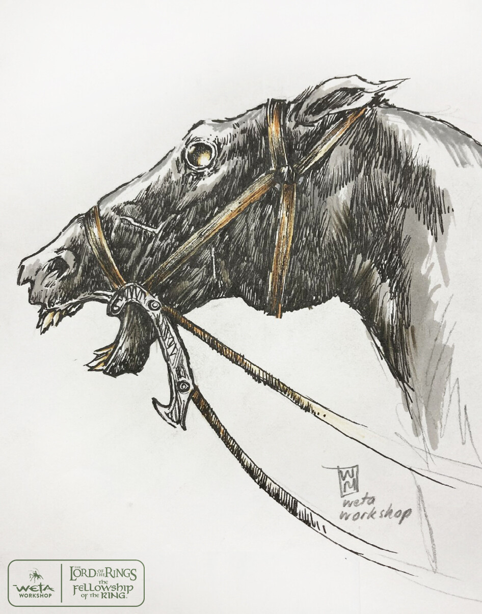 Wraith Horse - Artist Warren Mahy