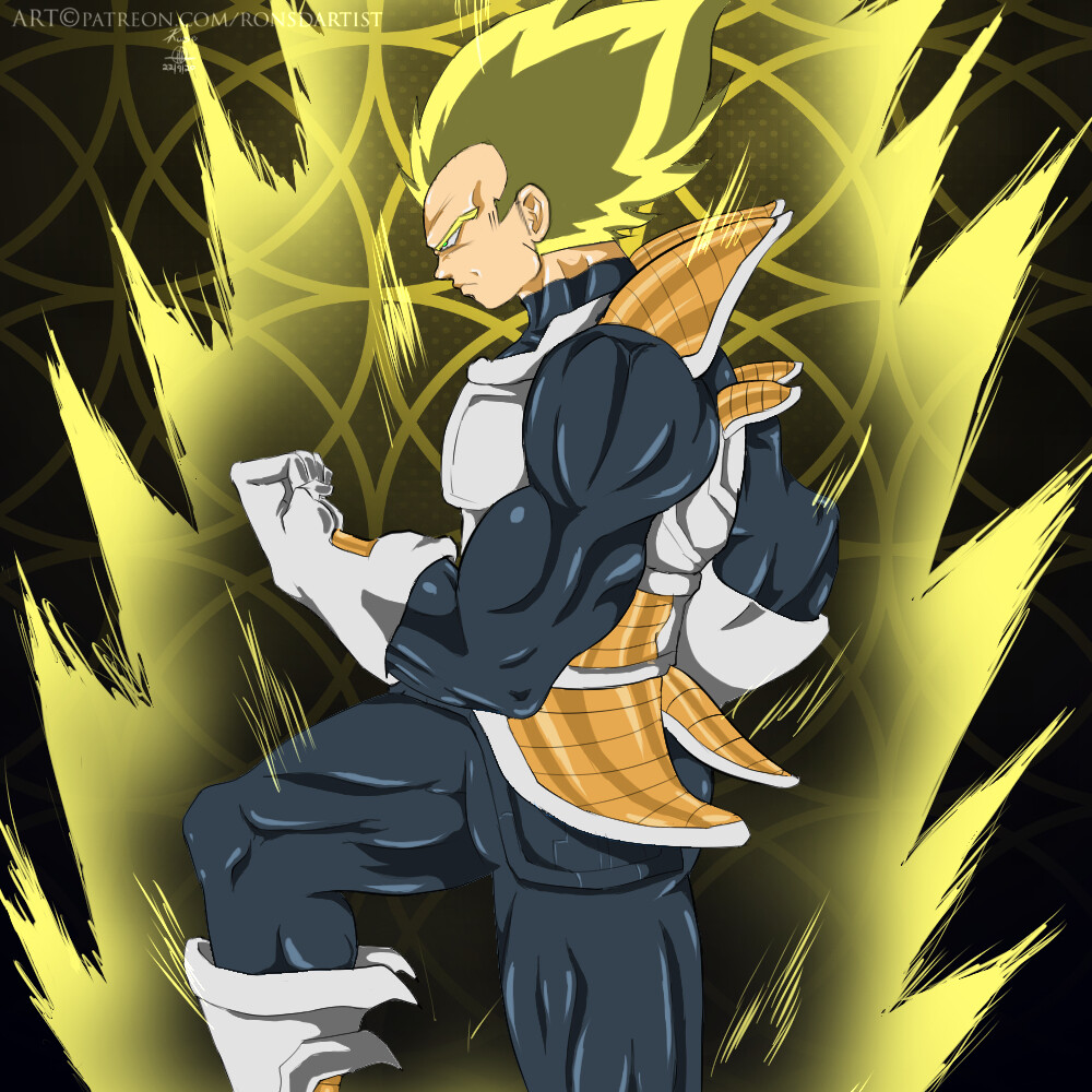 ArtStation - Vegeta SSJ2