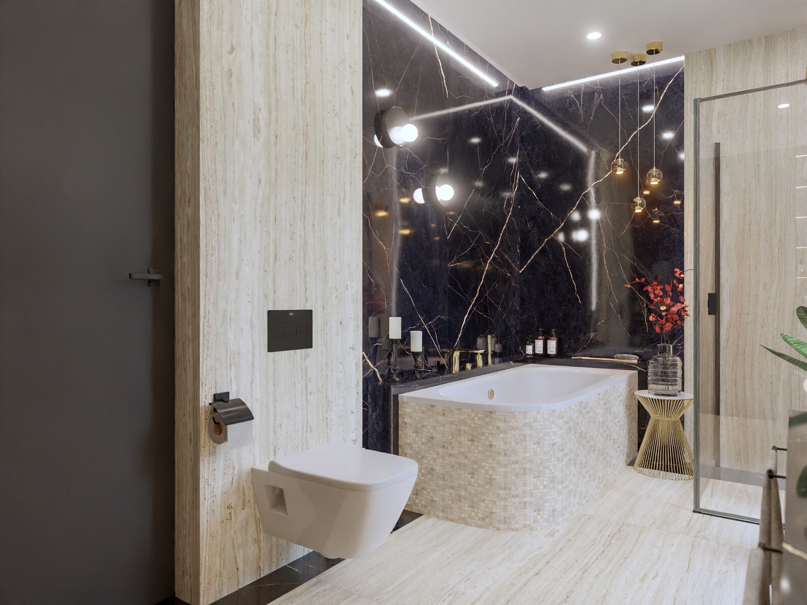 Tomasz Muszyński - Next iteration of glamour Bathroom - Interior ...