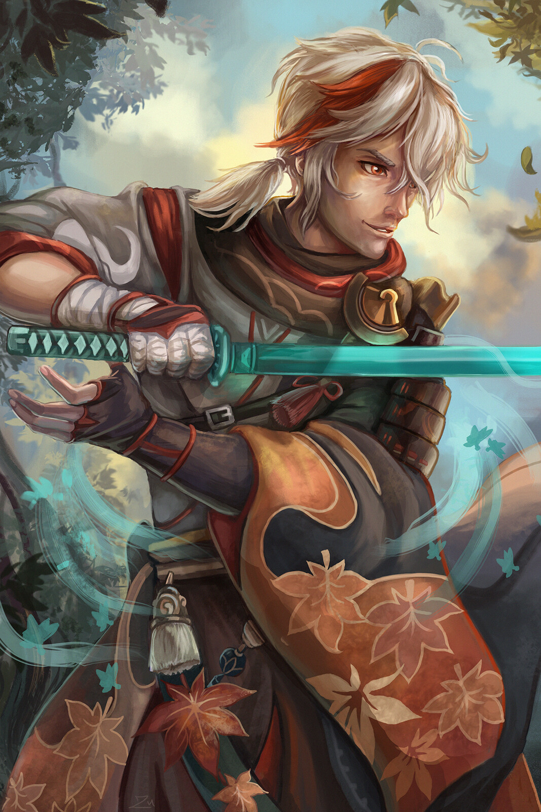 Artstation Kazuha Genshin Impact Aleksandra Debska